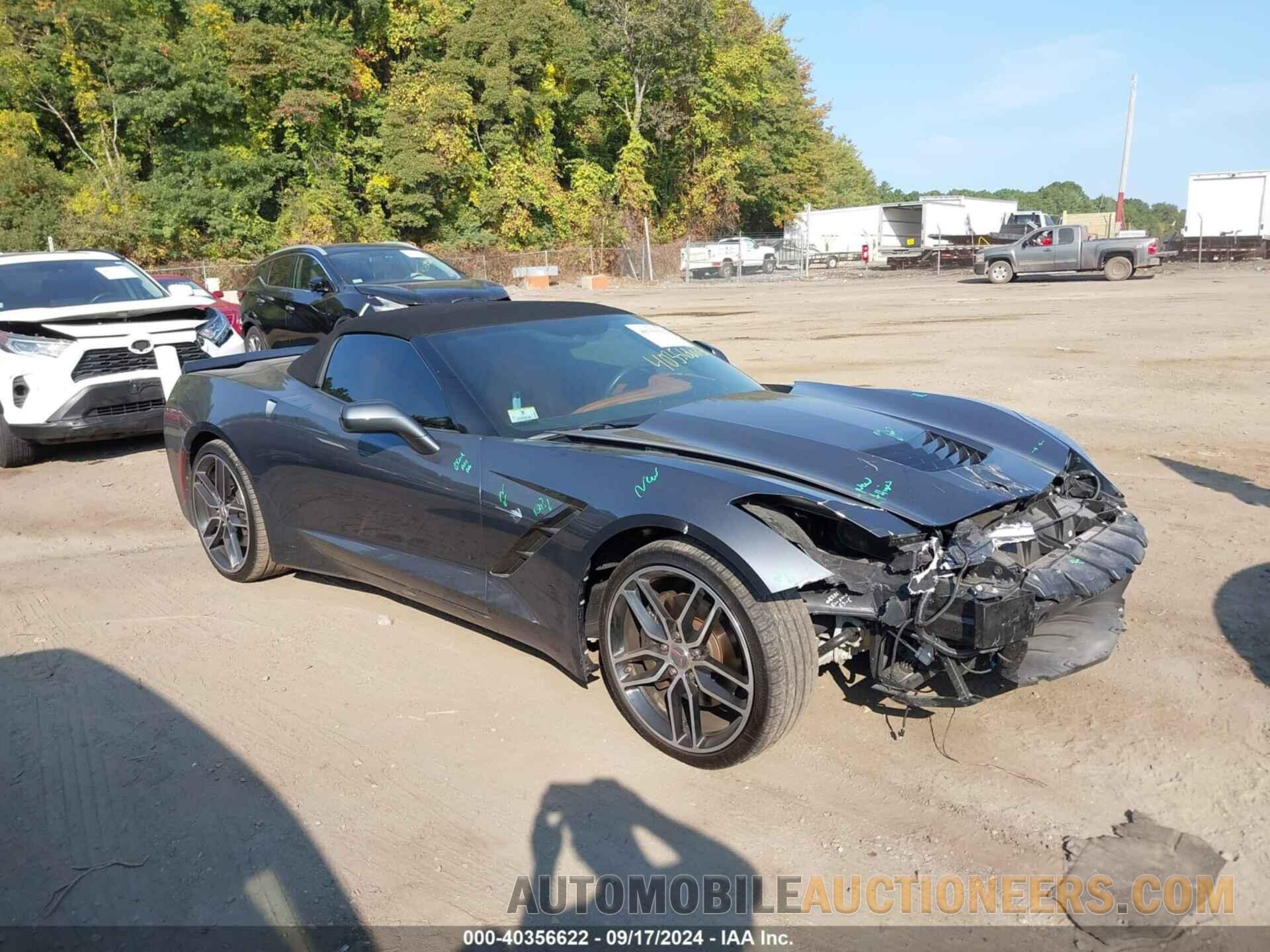 1G1YF3D77E5110816 CHEVROLET CORVETTE STINGRAY 2014