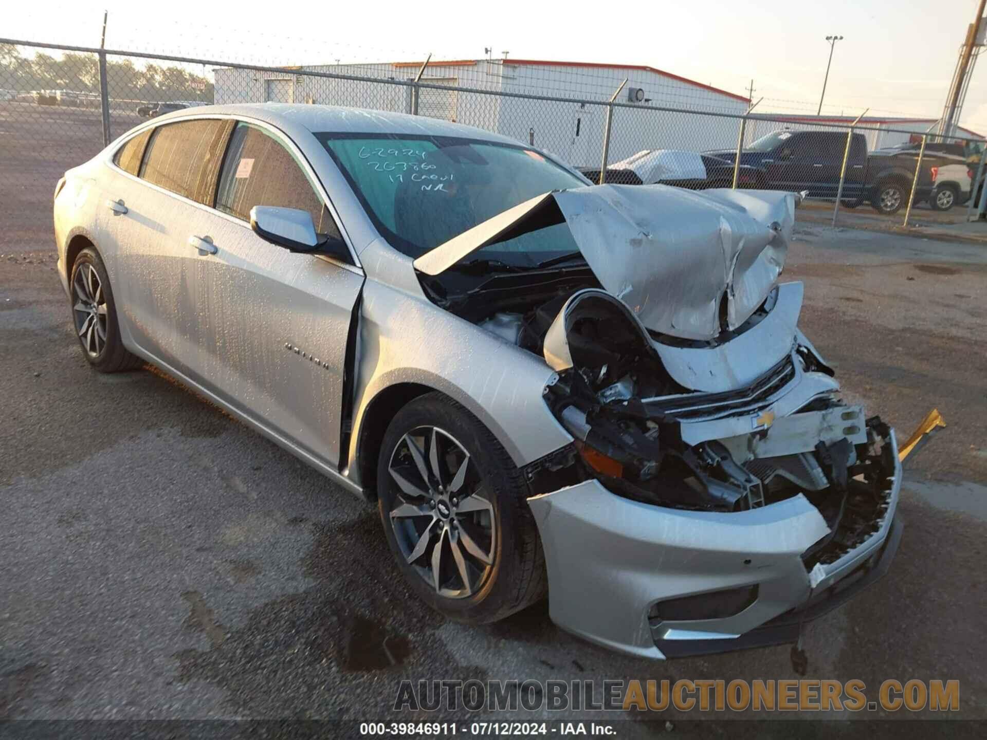 1G1ZE5ST5HF263860 CHEVROLET MALIBU 2017