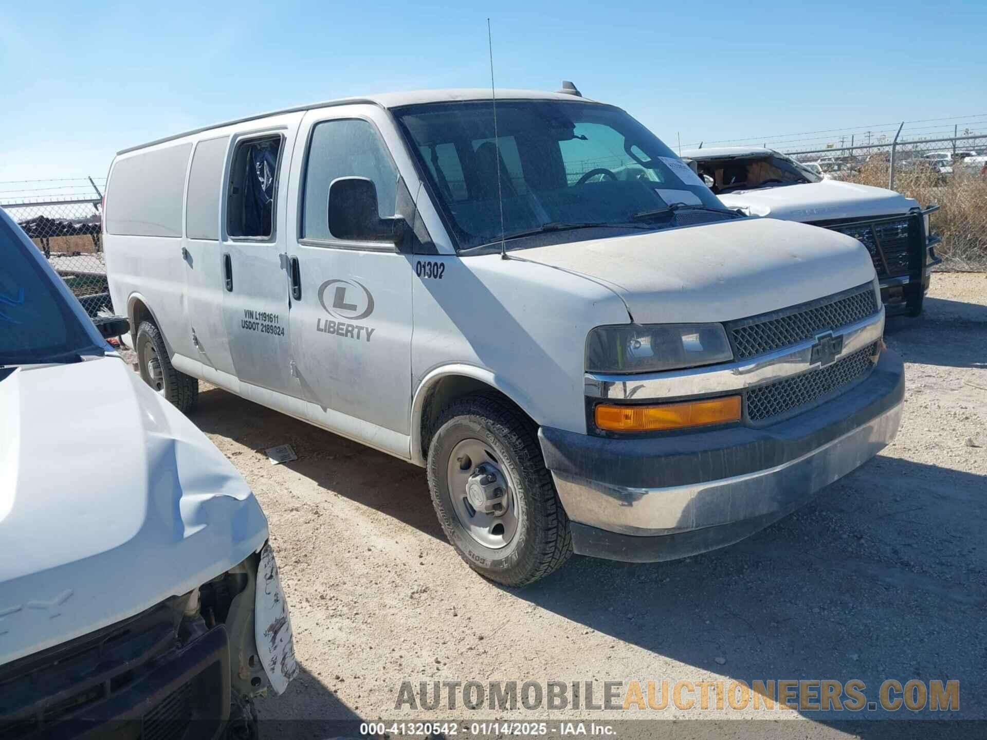 1GAZGPFG6L1191611 CHEVROLET EXPRESS PASSENGER 2020