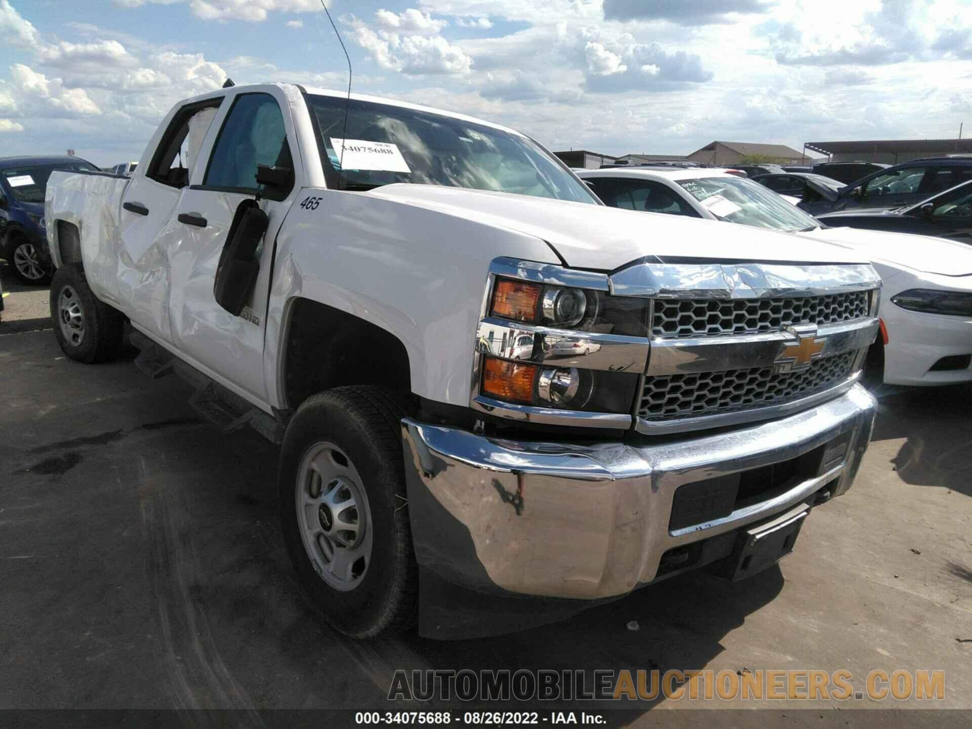 1GC1CREG8KF142716 CHEVROLET SILVERADO 2500HD 2019