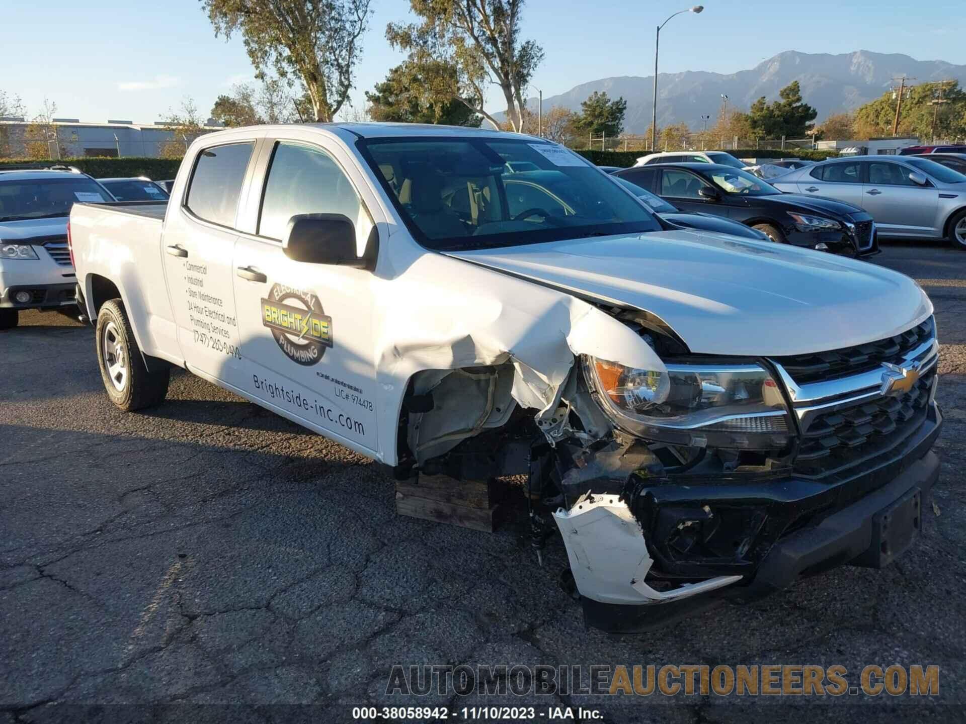 1GCGSBEN3M1184987 CHEVROLET COLORADO 2021