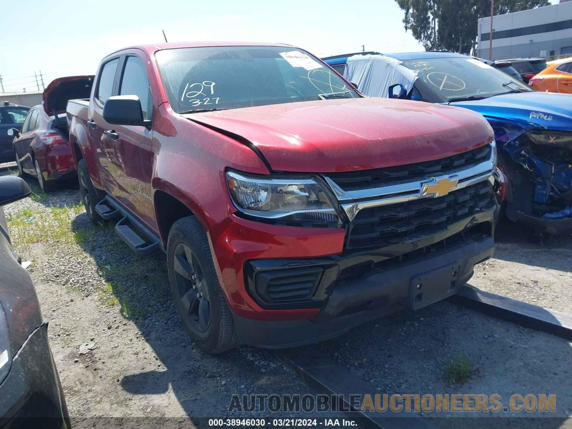 1GCGSBEN8M1243242 CHEVROLET COLORADO 2021