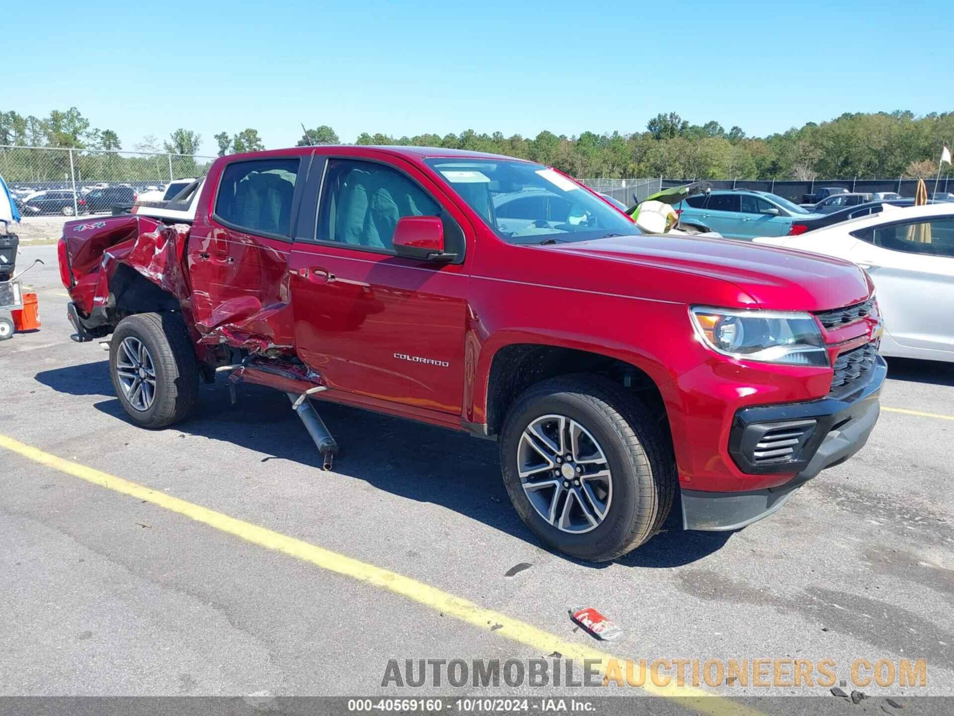 1GCGTBEN0M1201435 CHEVROLET COLORADO 2021