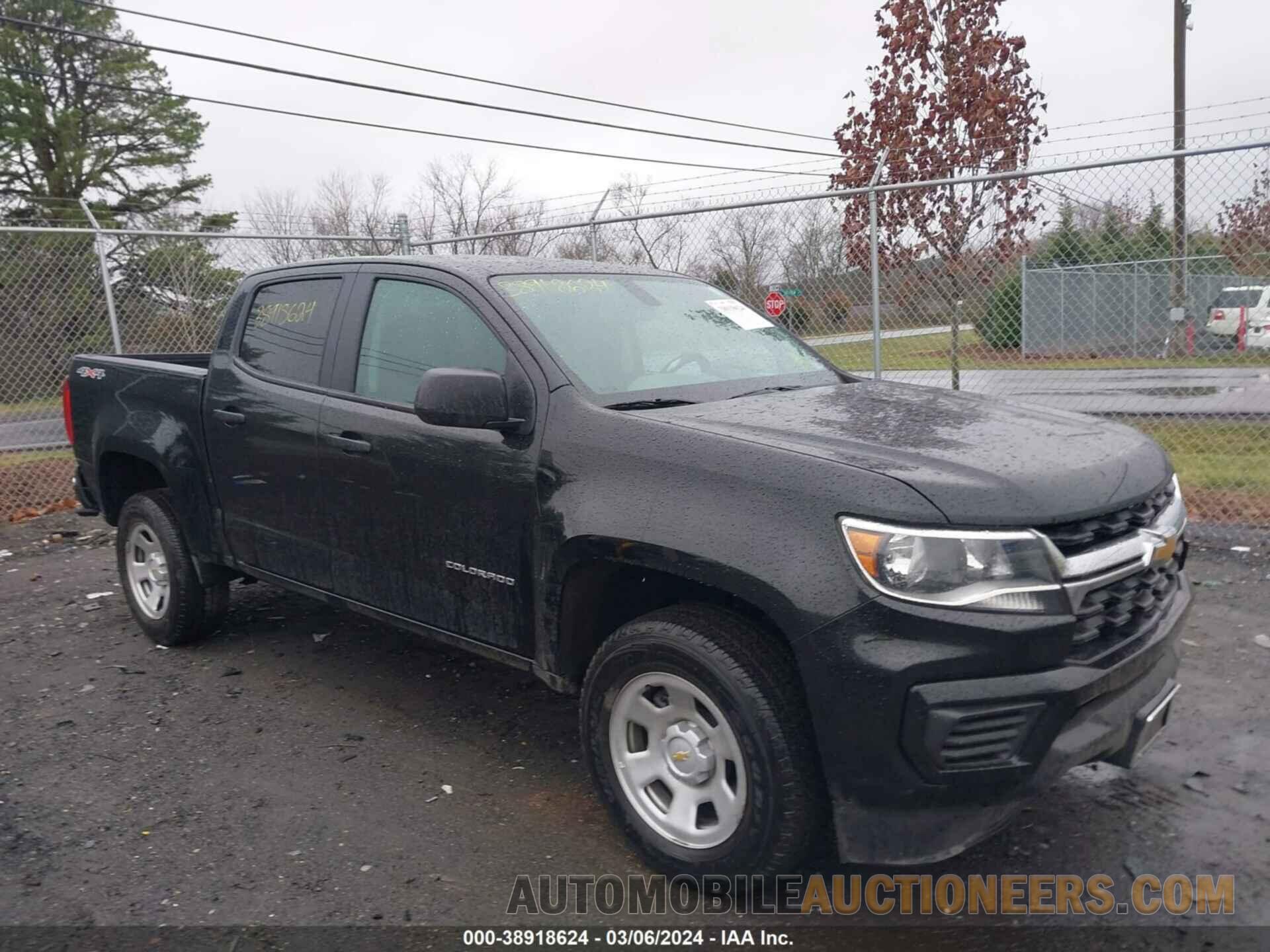 1GCGTBEN7M1233346 CHEVROLET COLORADO 2021