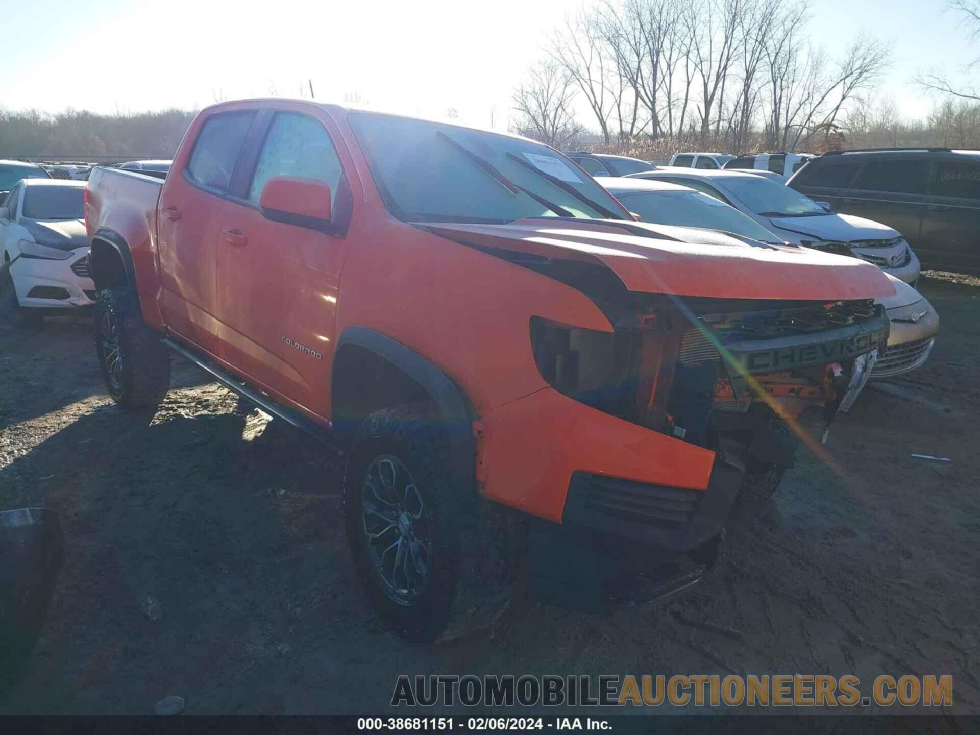 1GCGTEEN3M1203312 CHEVROLET COLORADO 2021