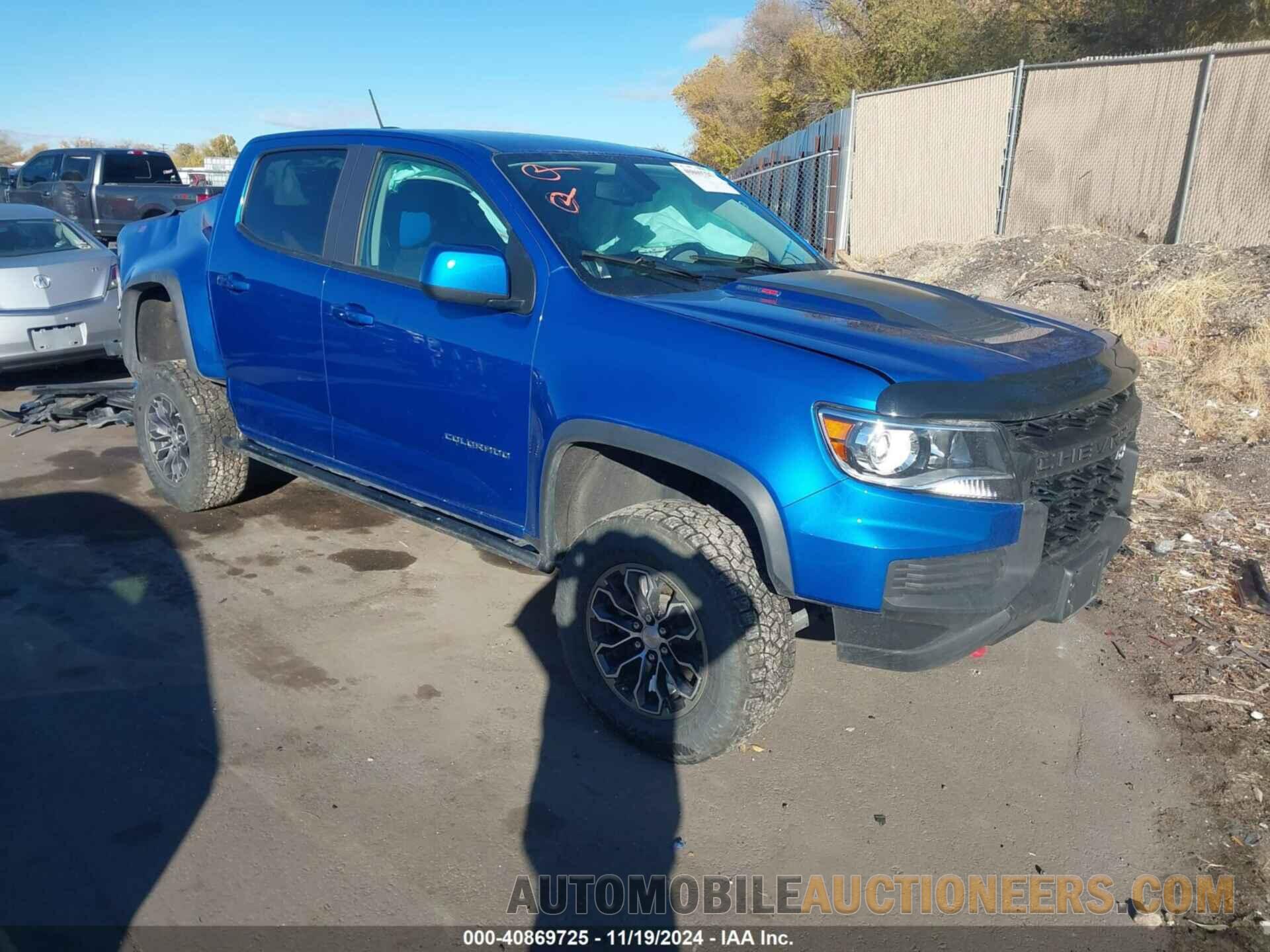 1GCPTEE13M1242558 CHEVROLET COLORADO 2021