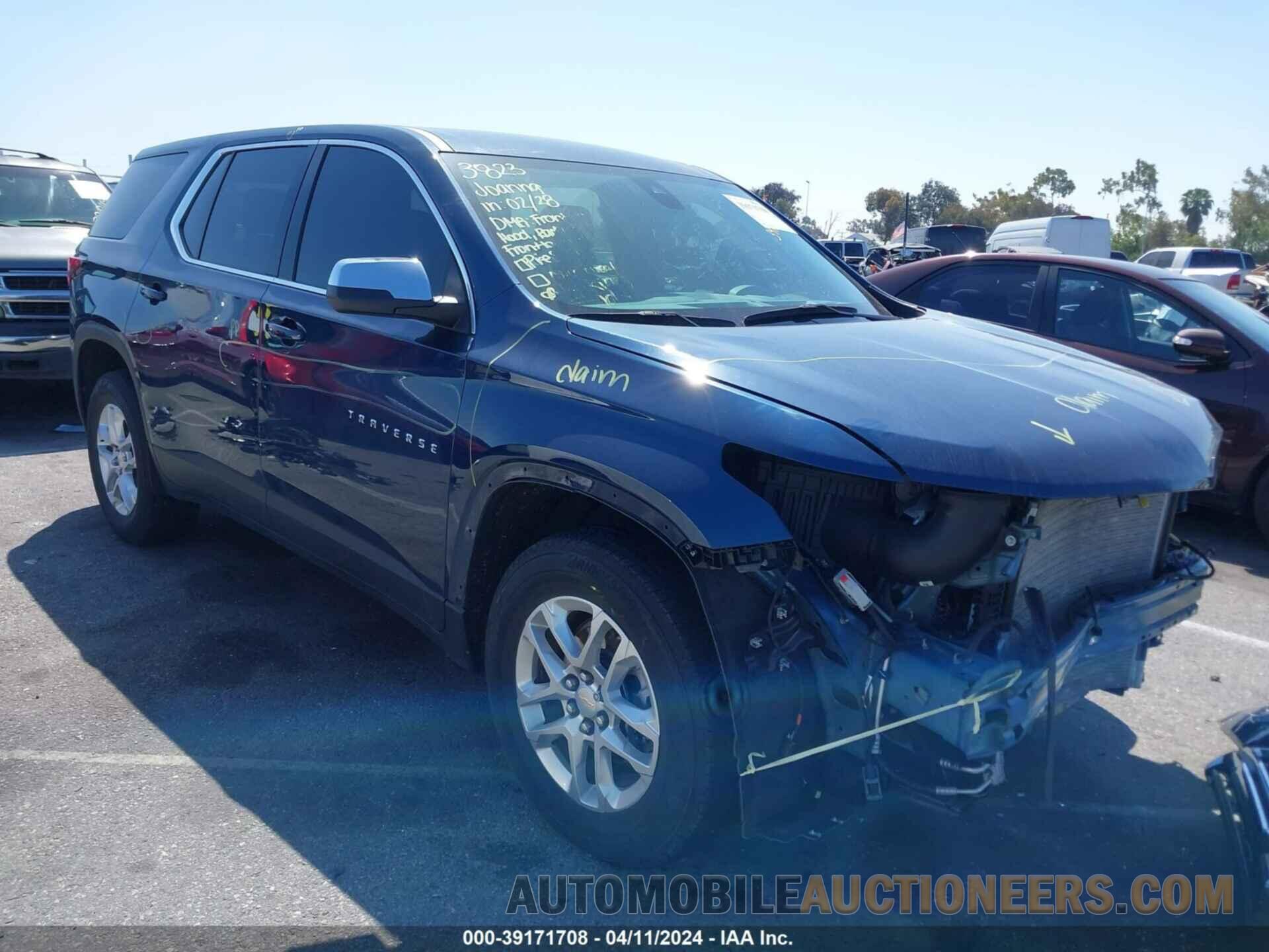 1GNERFKWXNJ128917 CHEVROLET TRAVERSE 2022