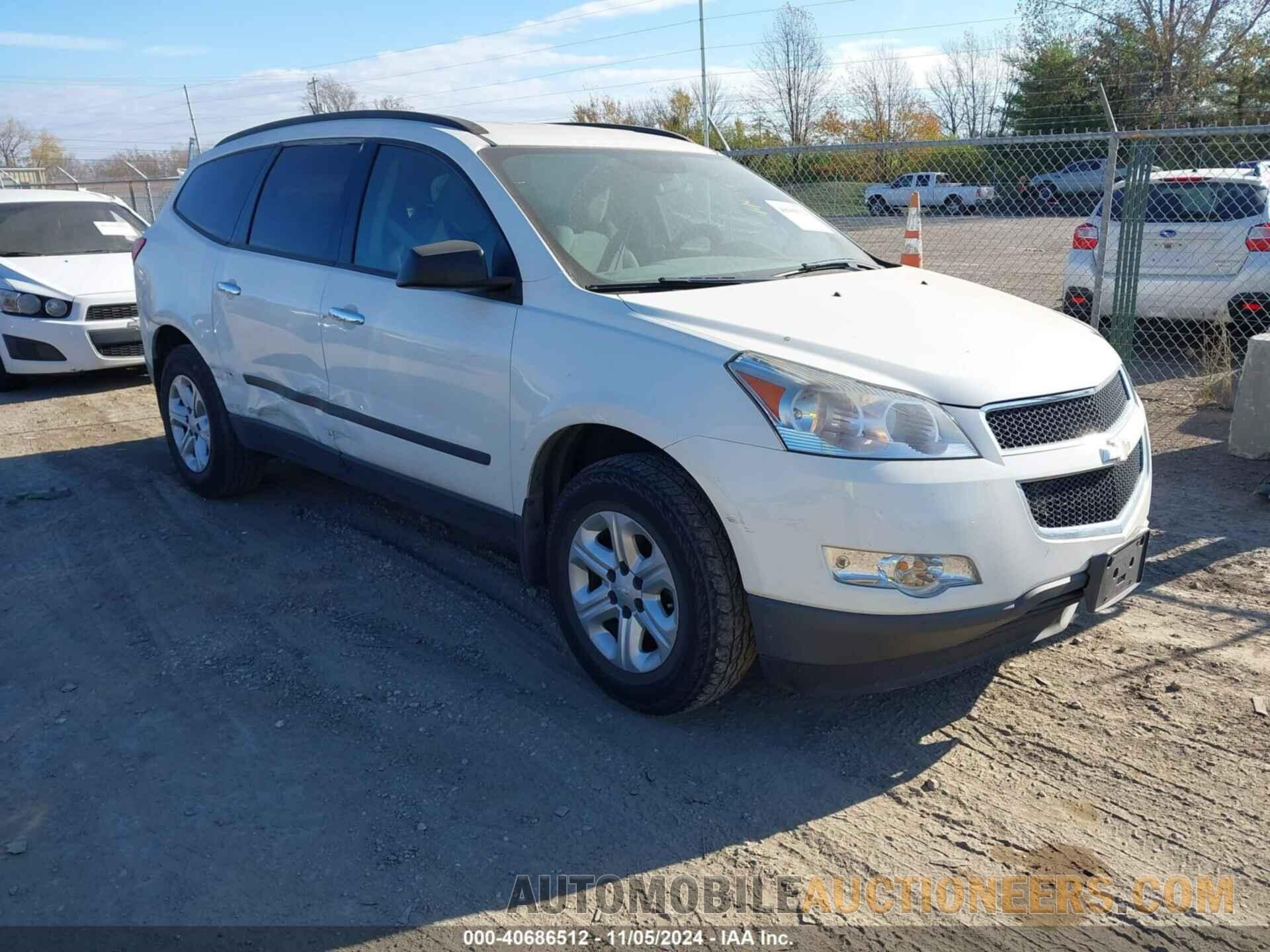 1GNKRFED3CJ411914 CHEVROLET TRAVERSE 2012