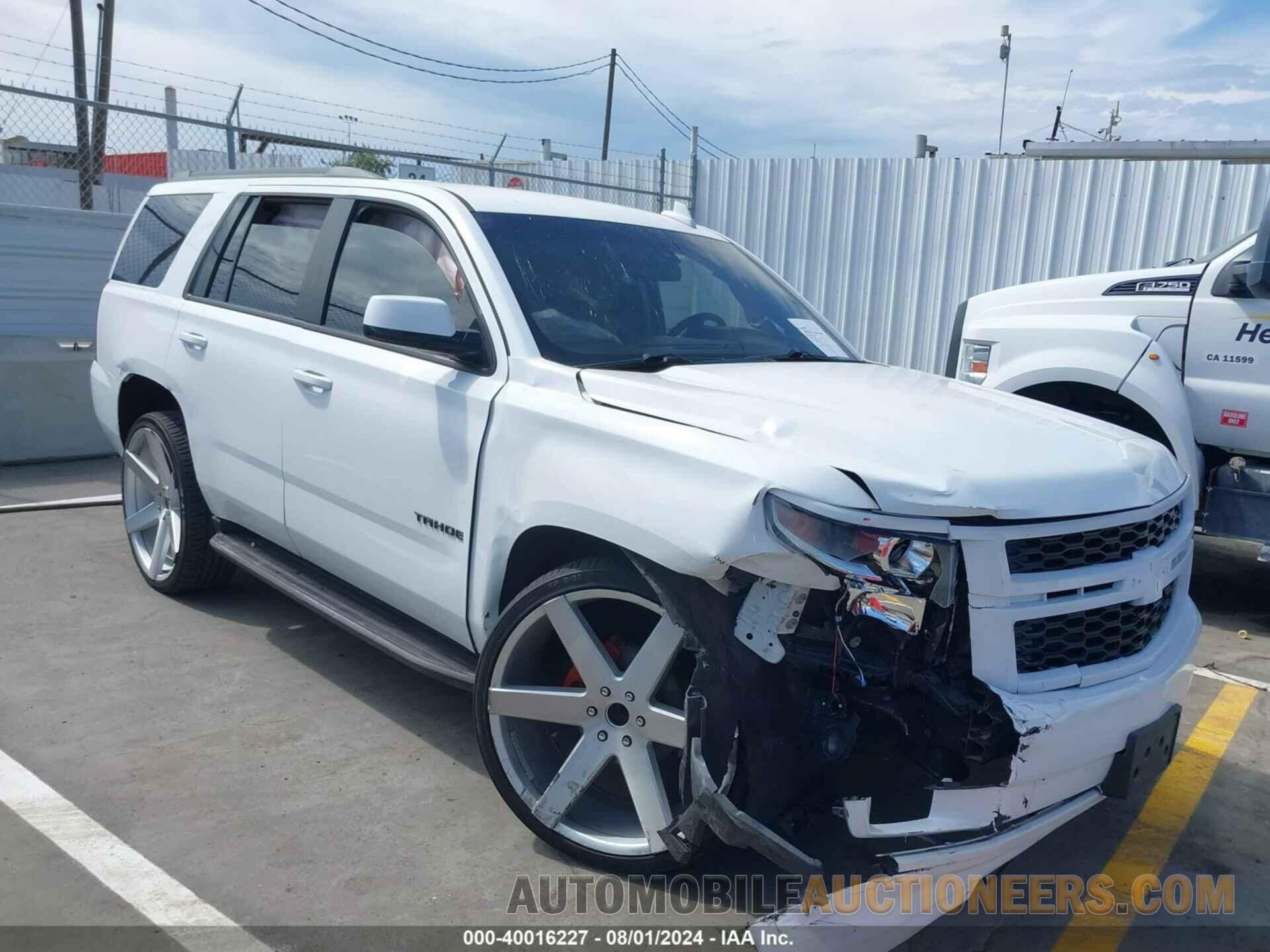 1GNSCAEC6FR716809 CHEVROLET TAHOE 2015