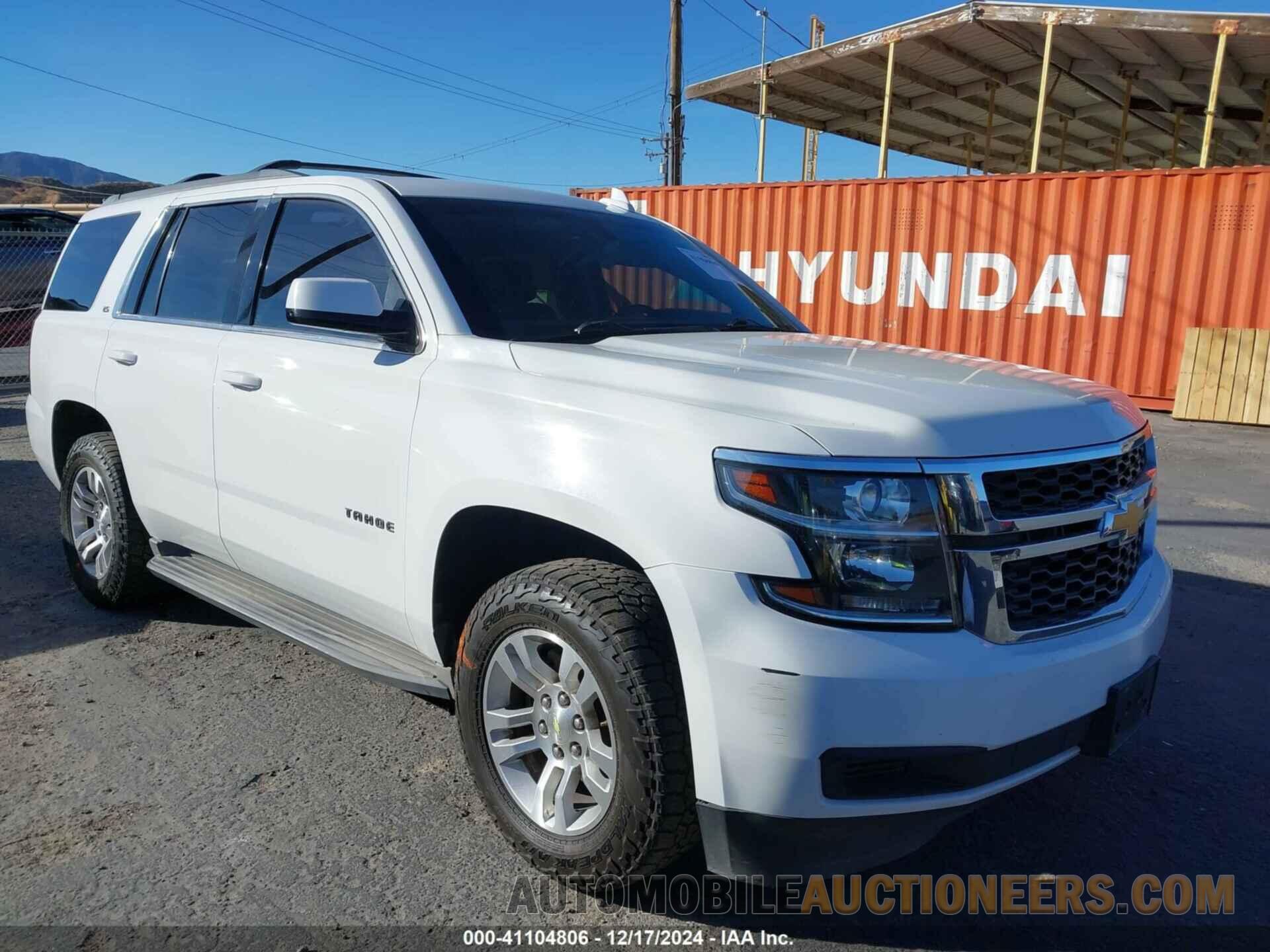 1GNSCAECXGR110916 CHEVROLET TAHOE 2016