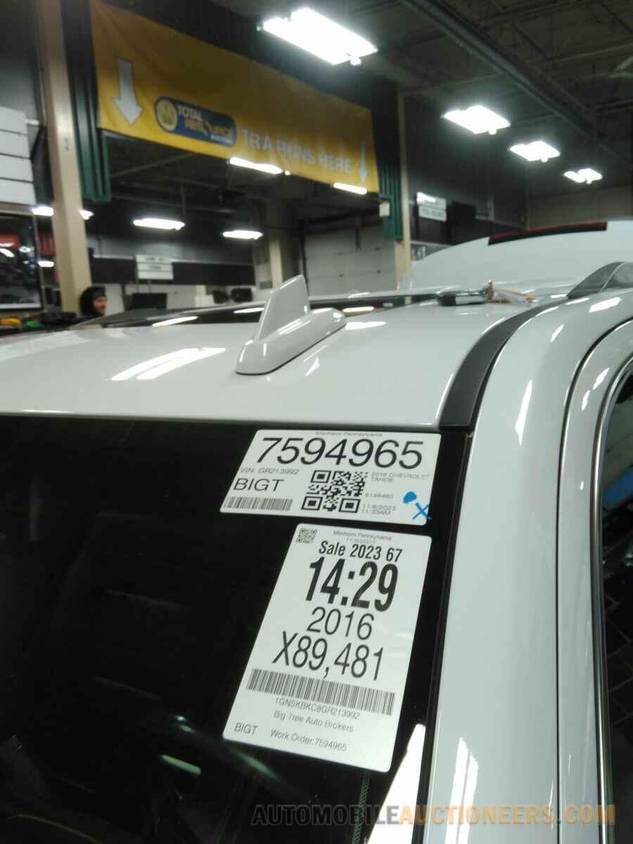 1GNSKBKC8GR213992 Chevrolet Tahoe 2016