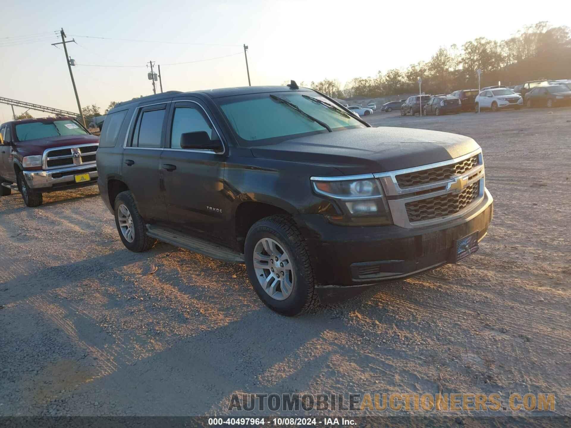 1GNSKBKCXFR545978 CHEVROLET TAHOE 2015