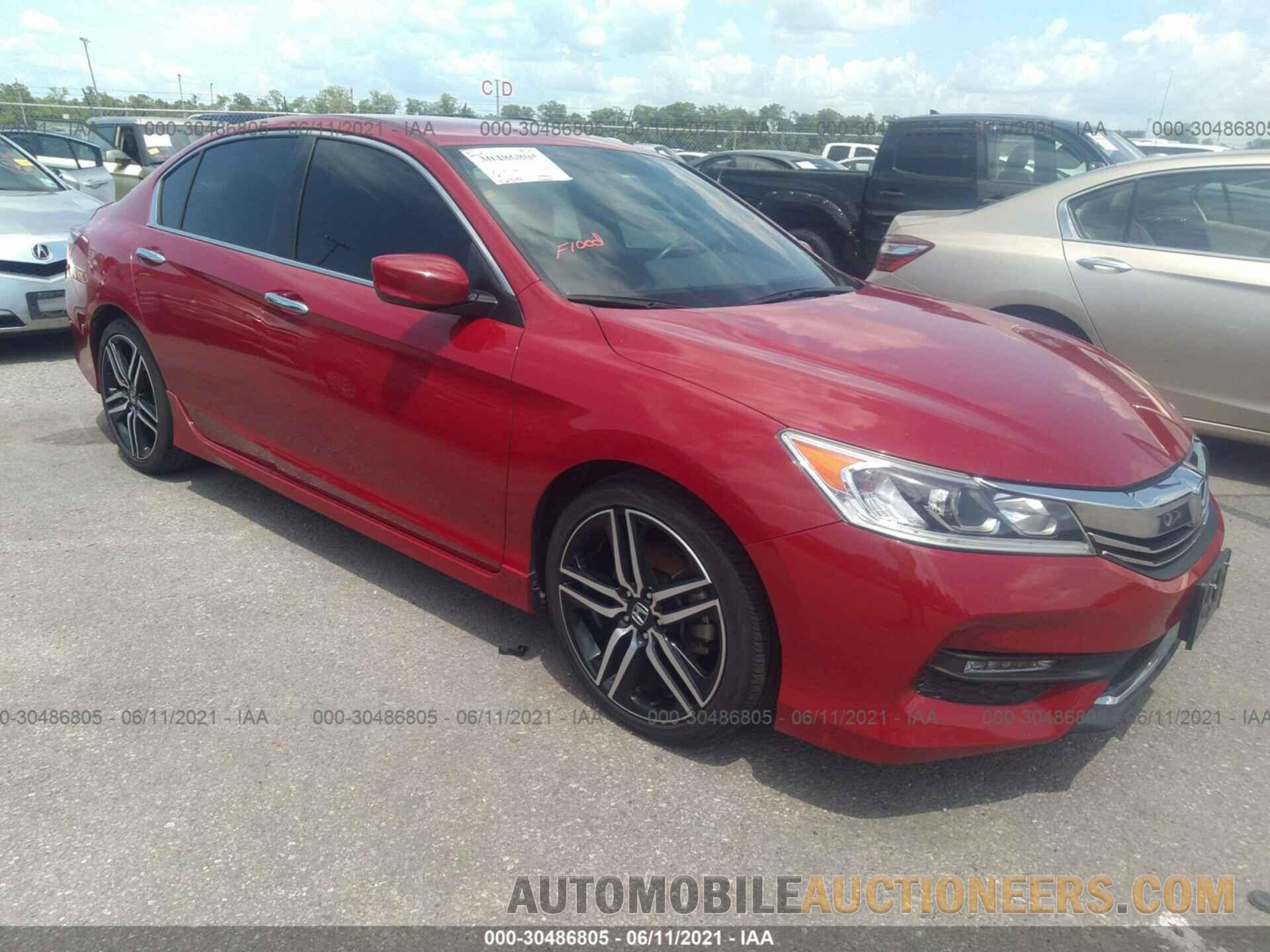 1HGCR2F18HA240001 HONDA ACCORD SEDAN 2017