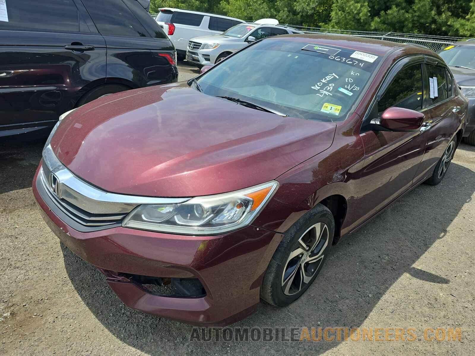 1HGCR2F36GA063674 Honda Accord Sedan 2016