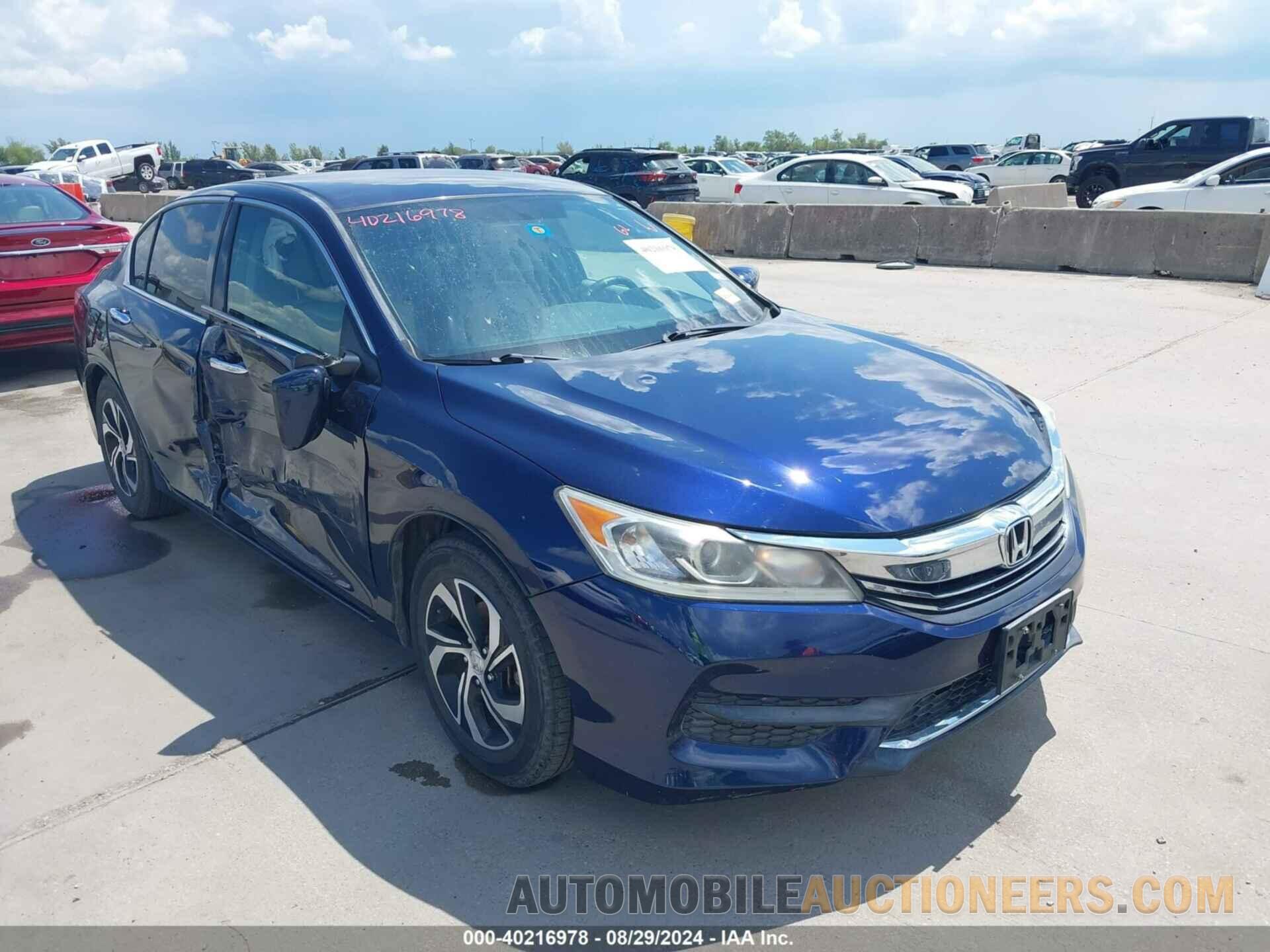 1HGCR2F37GA085165 HONDA ACCORD 2016