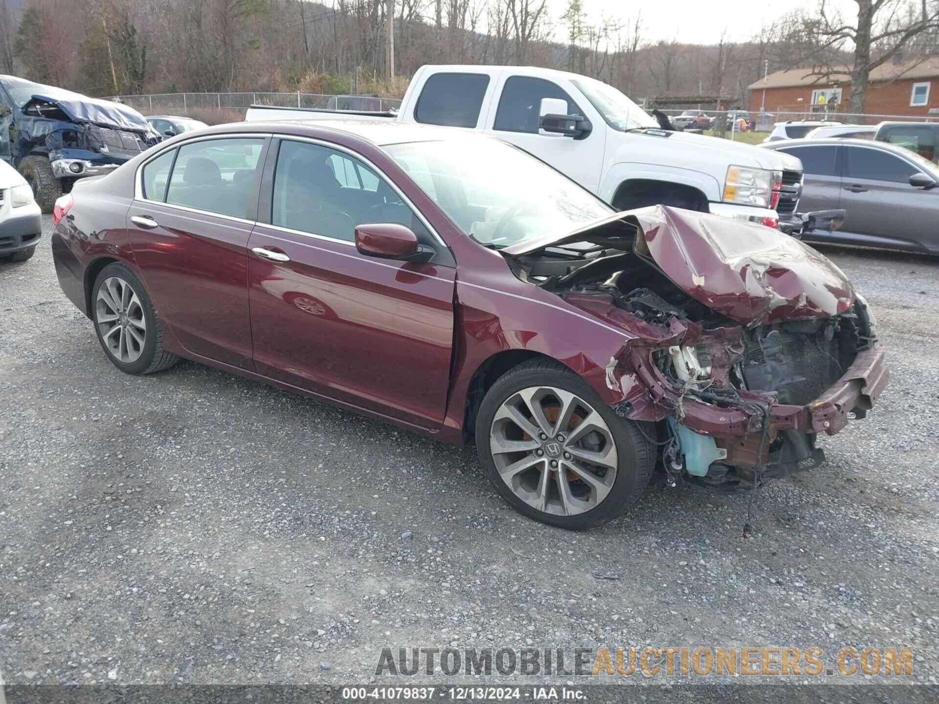 1HGCR2F50EA025288 HONDA ACCORD 2014