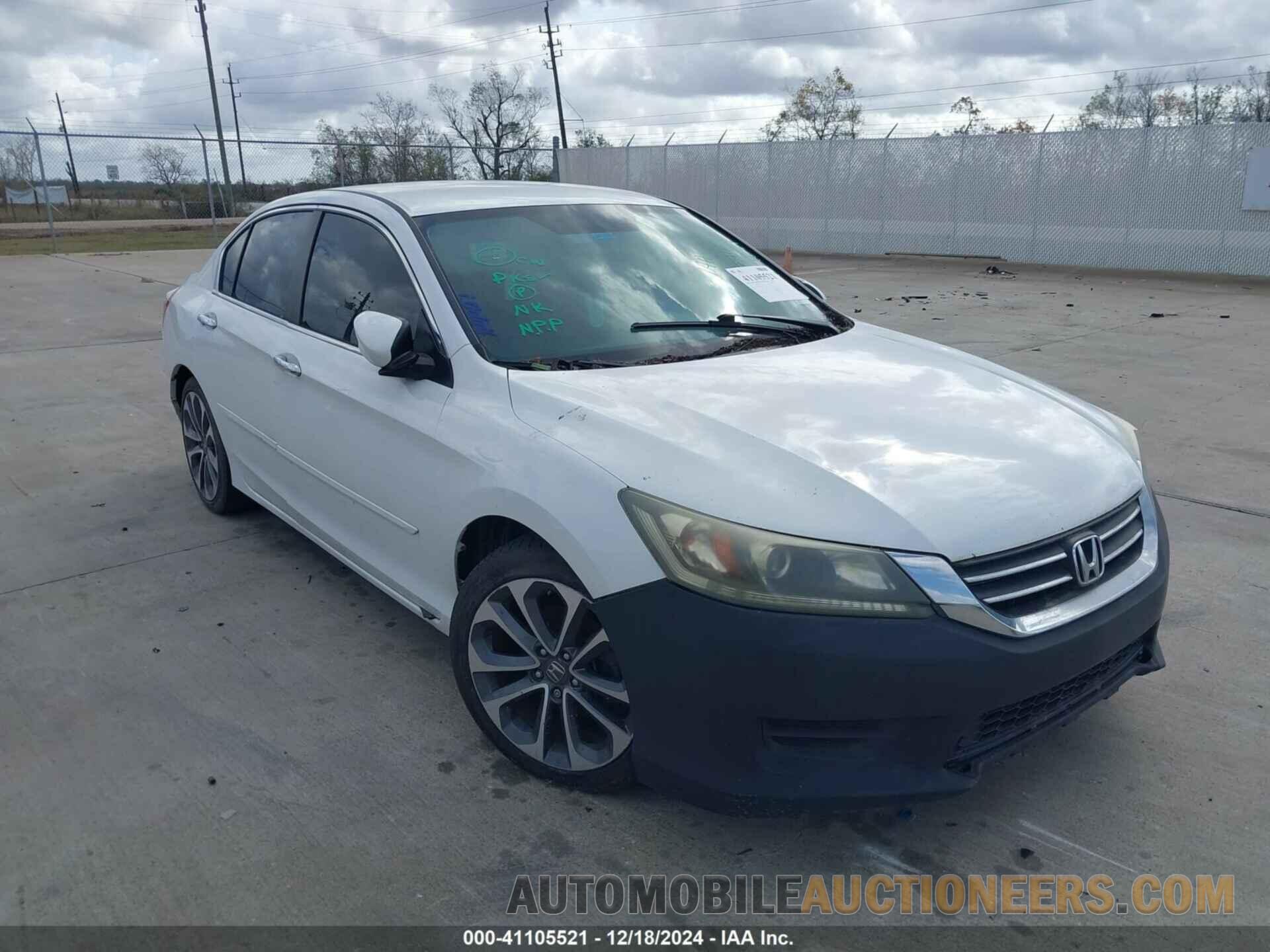 1HGCR2F50EA133765 HONDA ACCORD 2014