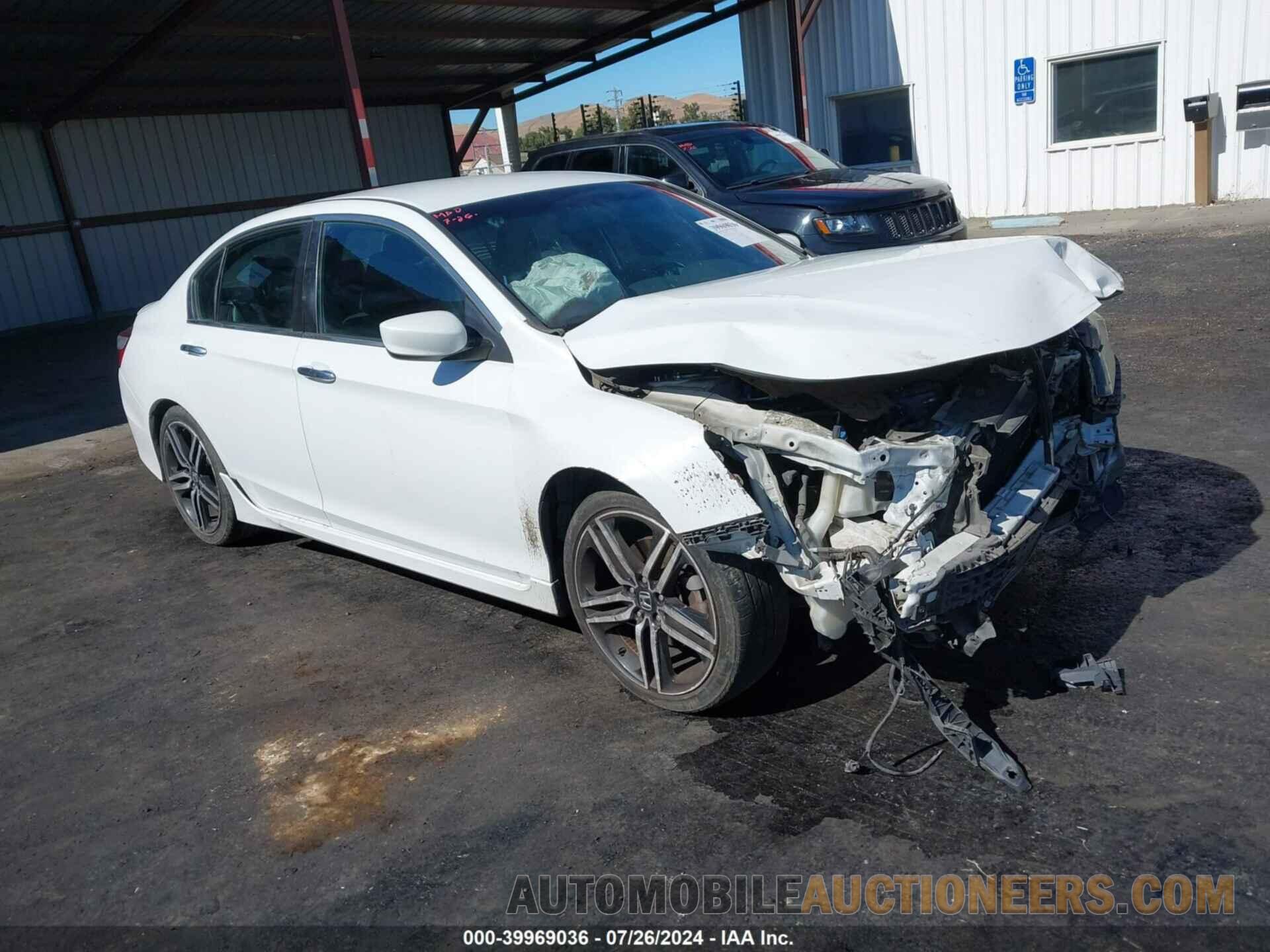 1HGCR2F50GA141139 HONDA ACCORD 2016