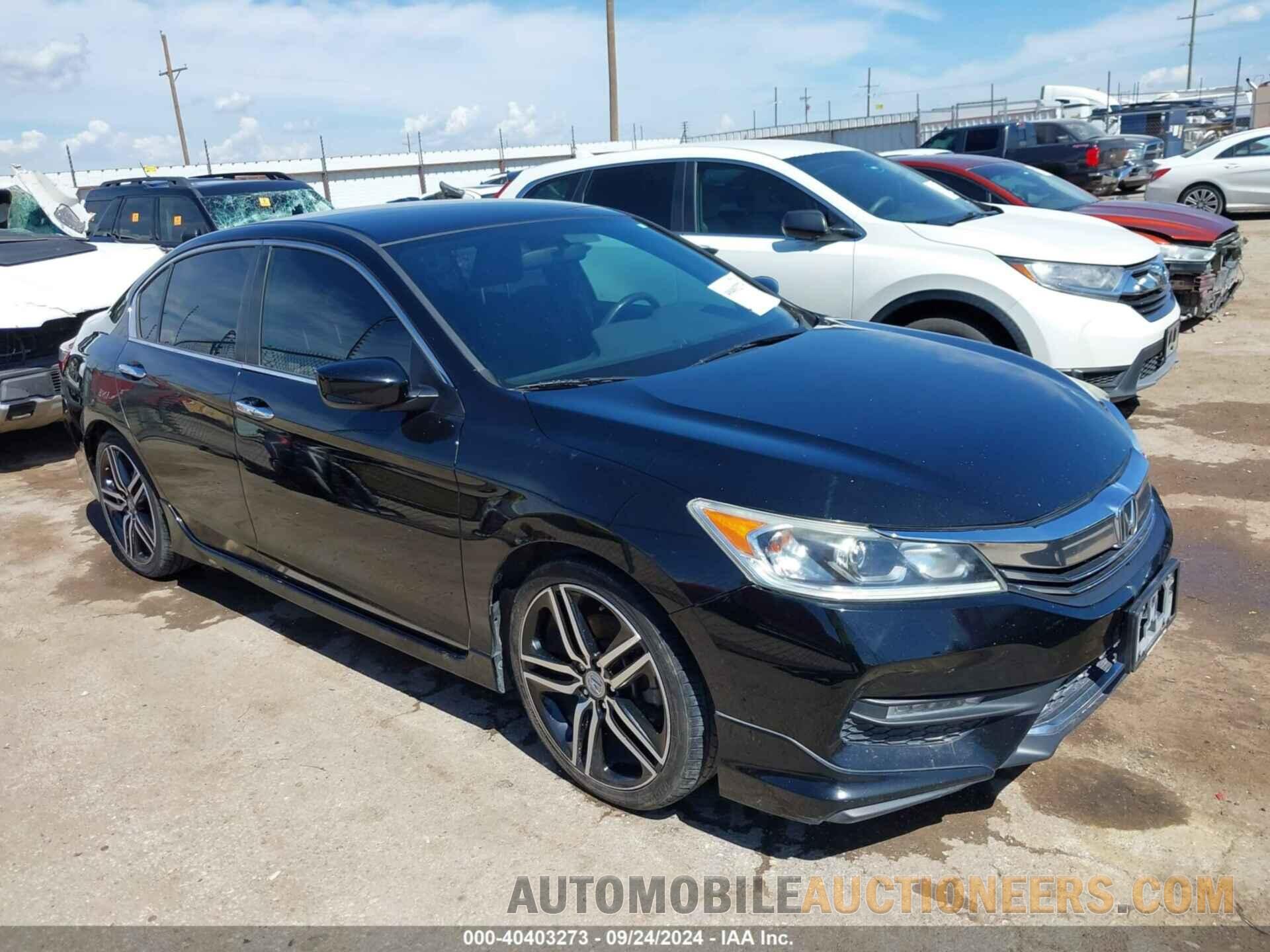 1HGCR2F52GA091375 HONDA ACCORD 2016