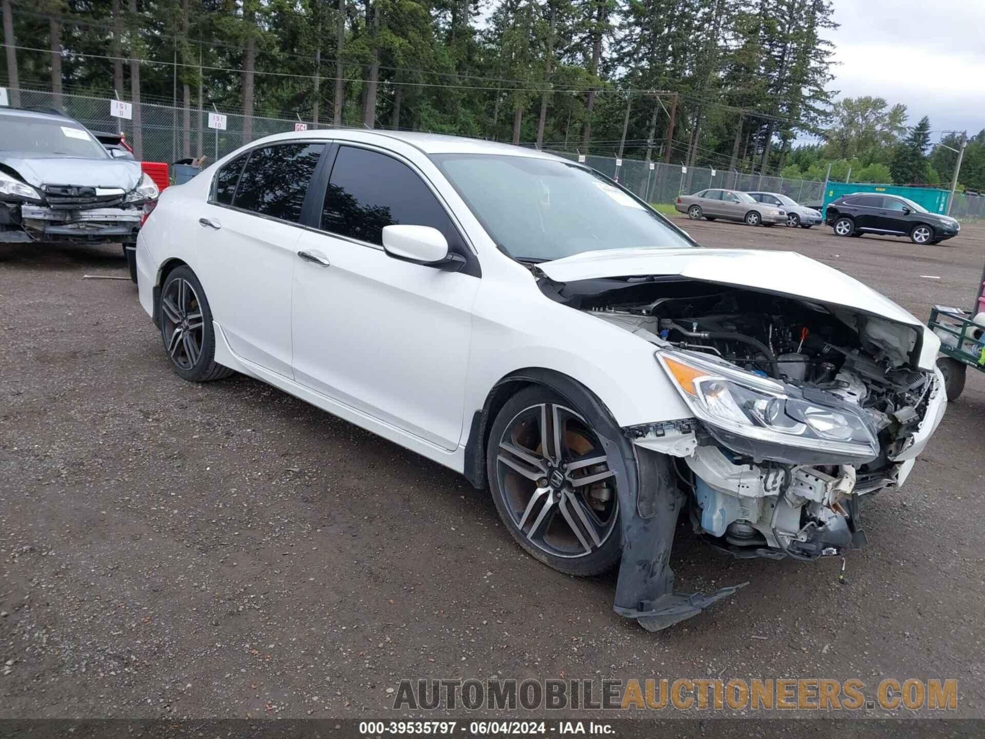 1HGCR2F52GA119398 HONDA ACCORD 2016