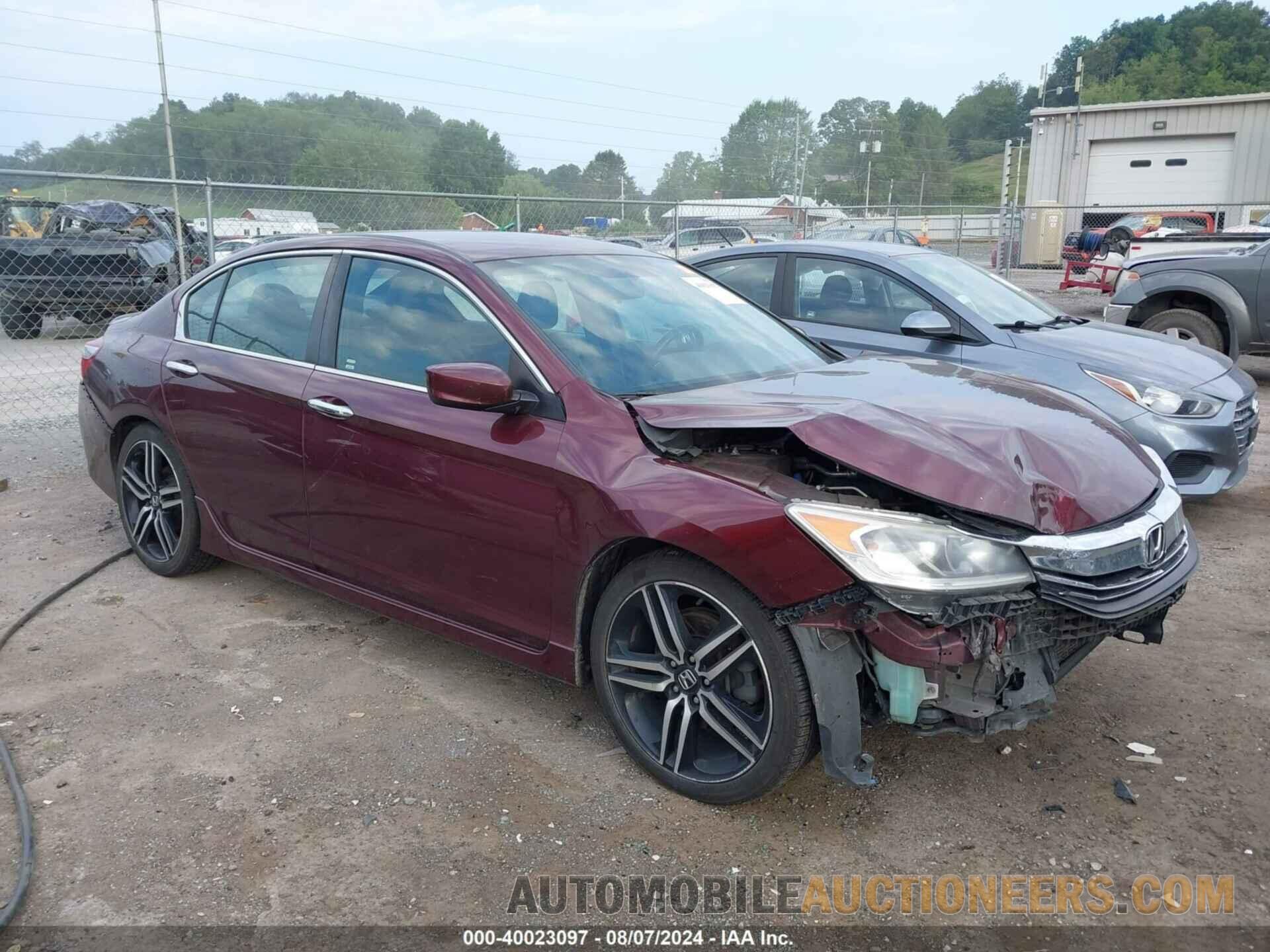 1HGCR2F52GA202832 HONDA ACCORD 2016