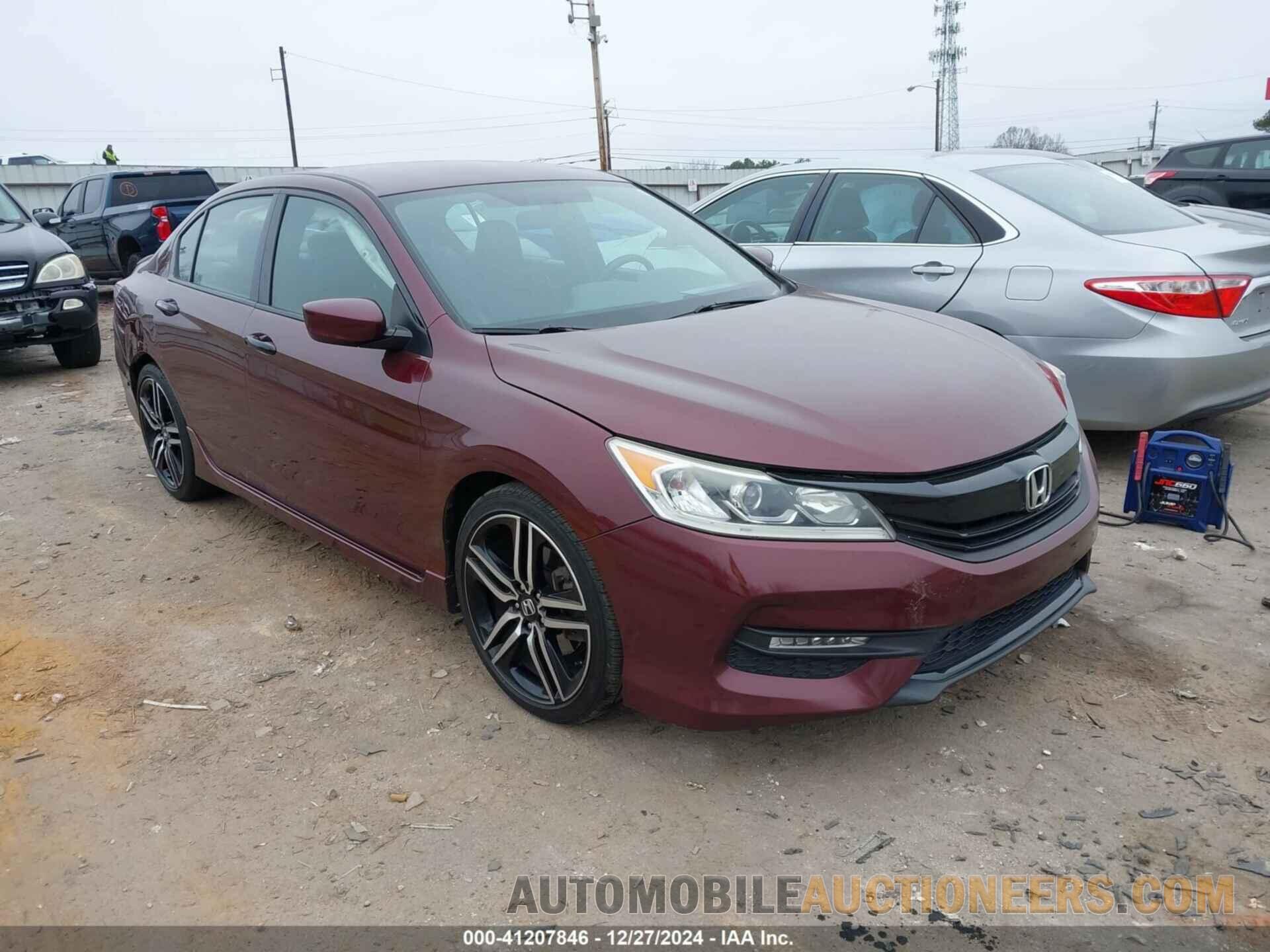 1HGCR2F53GA162163 HONDA ACCORD 2016