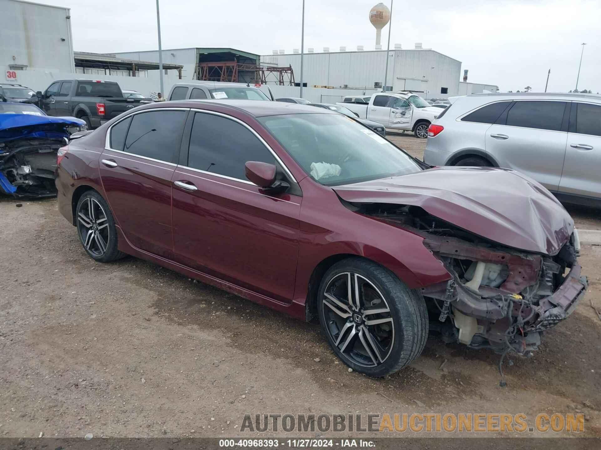 1HGCR2F53GA229747 HONDA ACCORD 2016