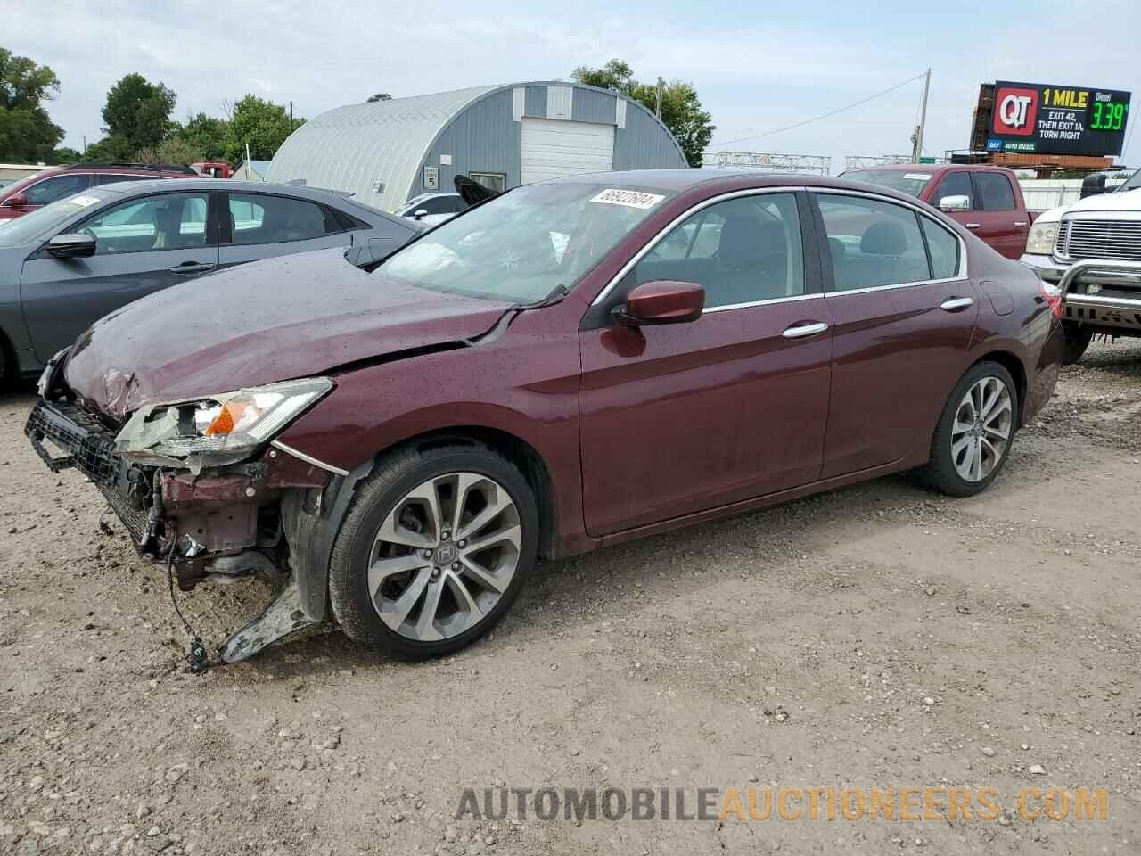 1HGCR2F54DA043310 HONDA ACCORD 2013