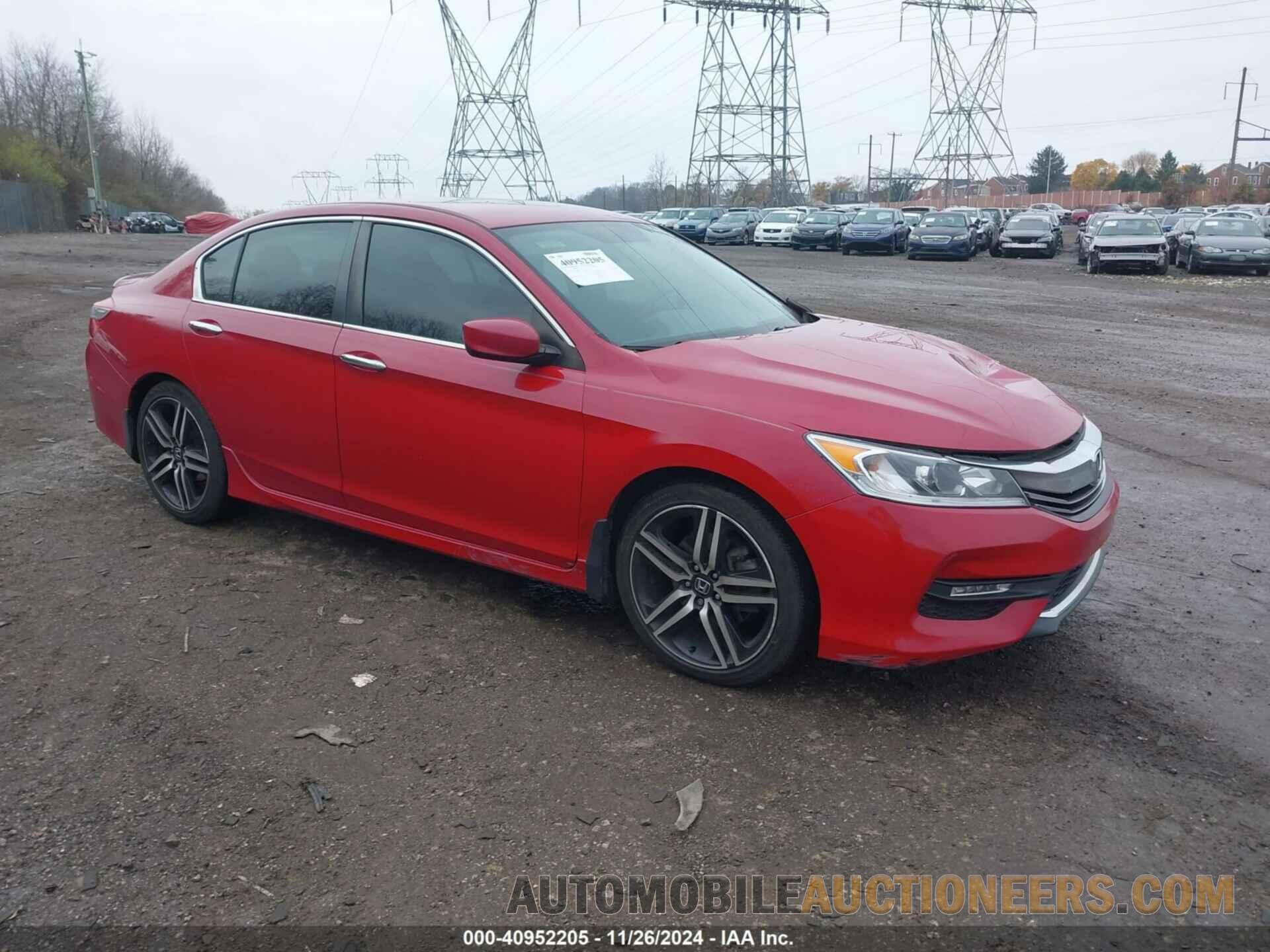 1HGCR2F55GA182530 HONDA ACCORD 2016