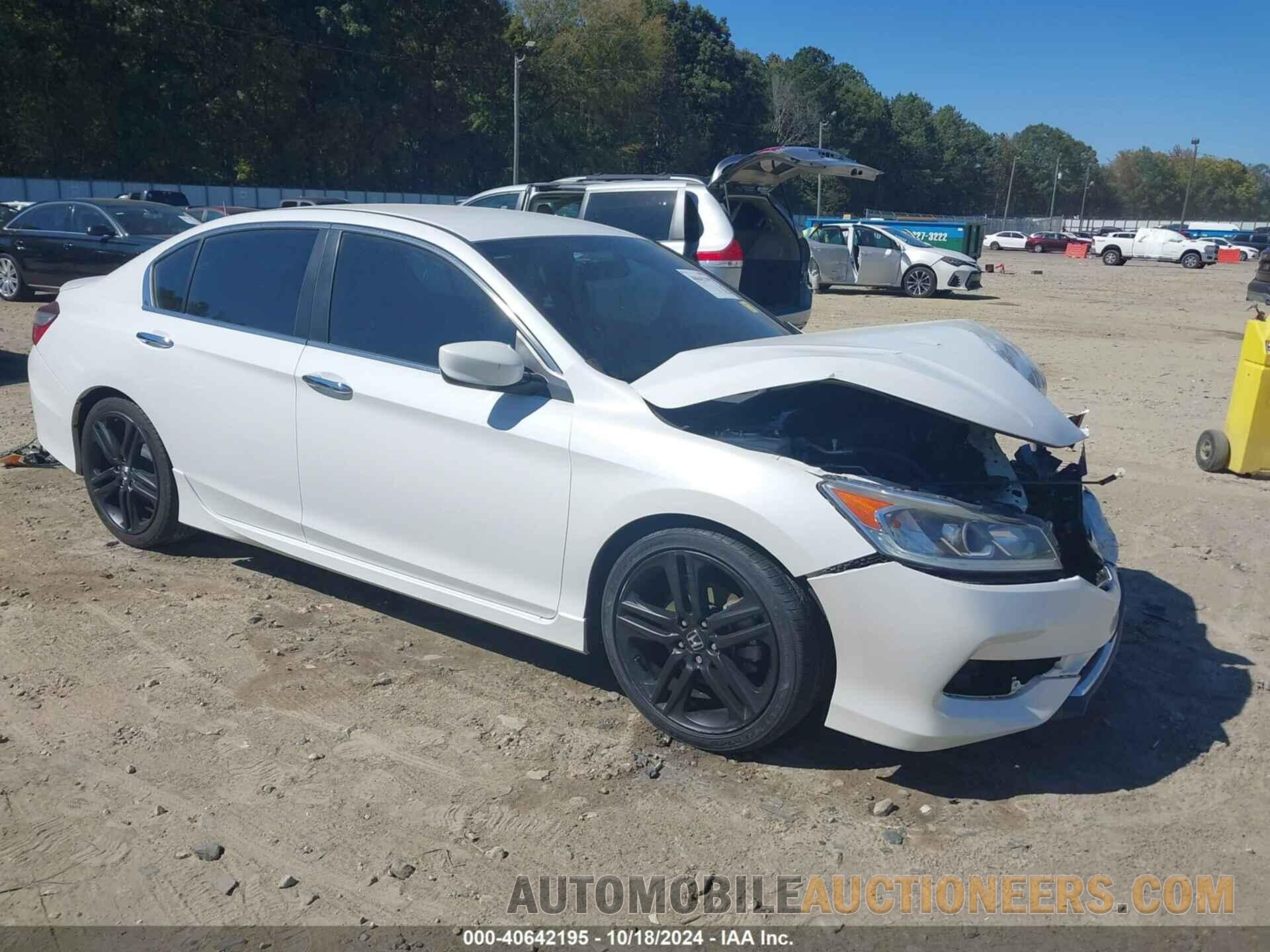 1HGCR2F55GA186383 HONDA ACCORD 2016