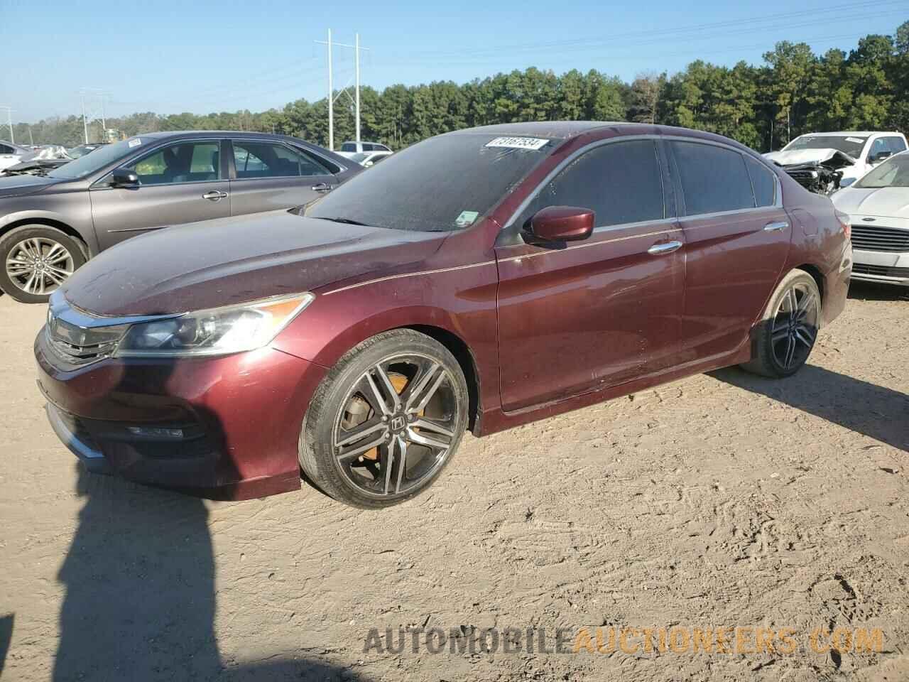 1HGCR2F58GA084883 HONDA ACCORD 2016