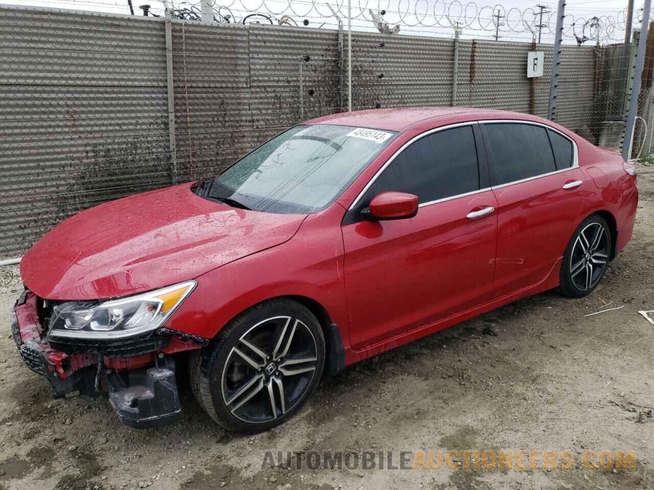 1HGCR2F58GA203998 HONDA ACCORD 2016