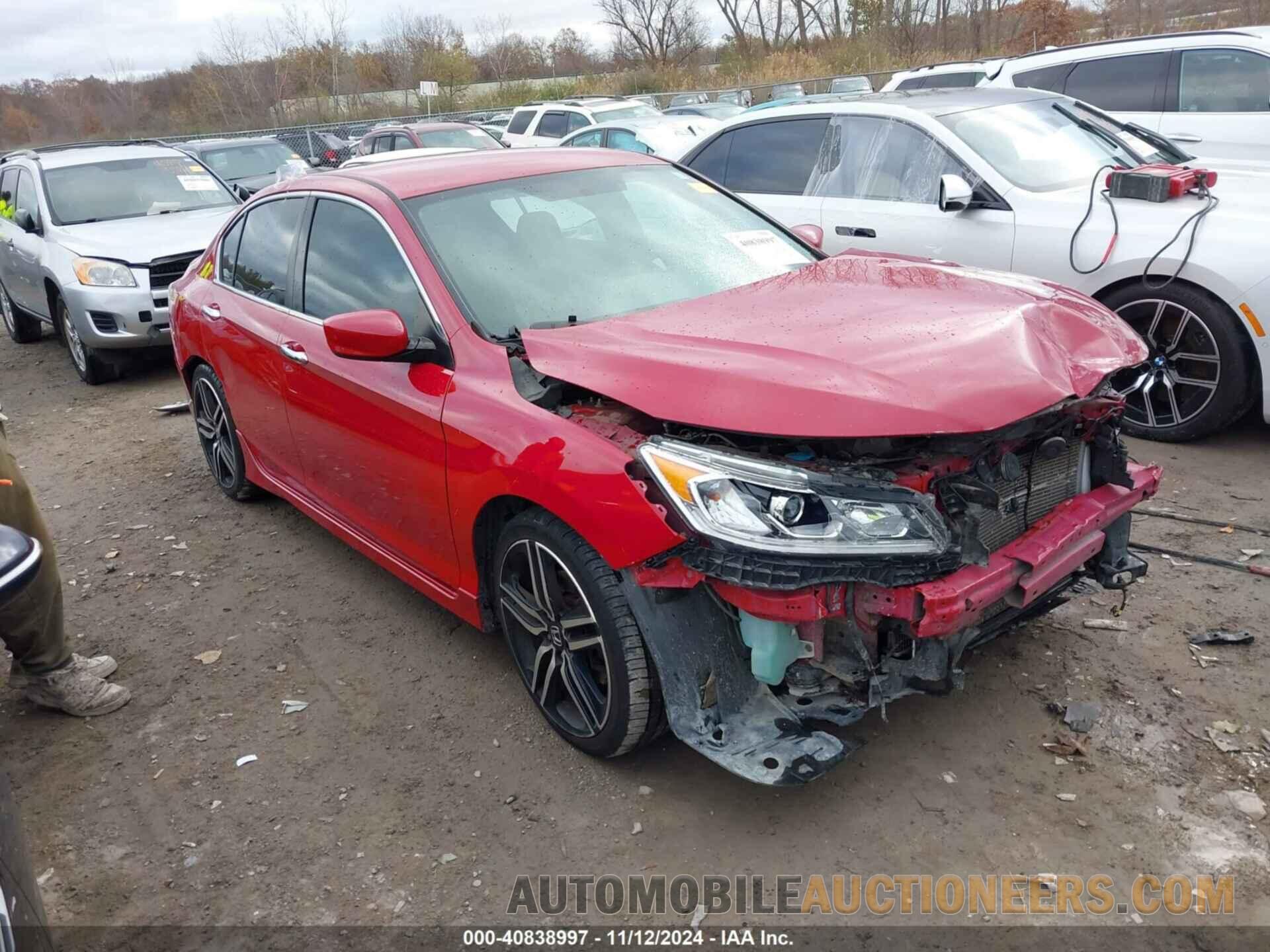 1HGCR2F58GA225791 HONDA ACCORD 2016