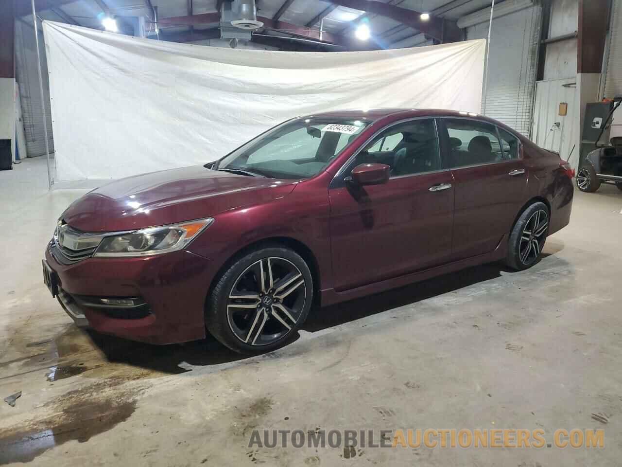 1HGCR2F5XGA040884 HONDA ACCORD 2016