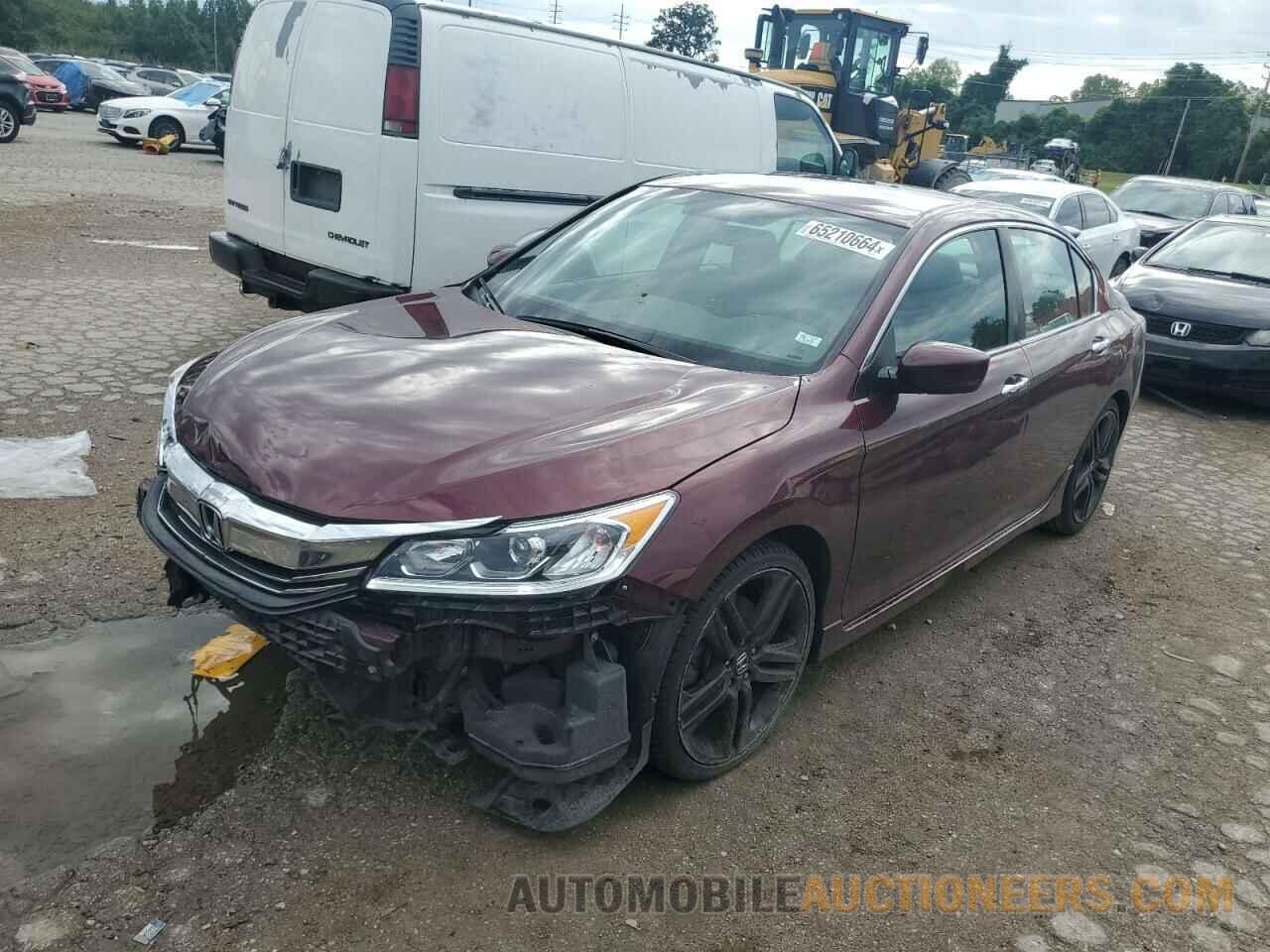 1HGCR2F5XGA158210 HONDA ACCORD 2016