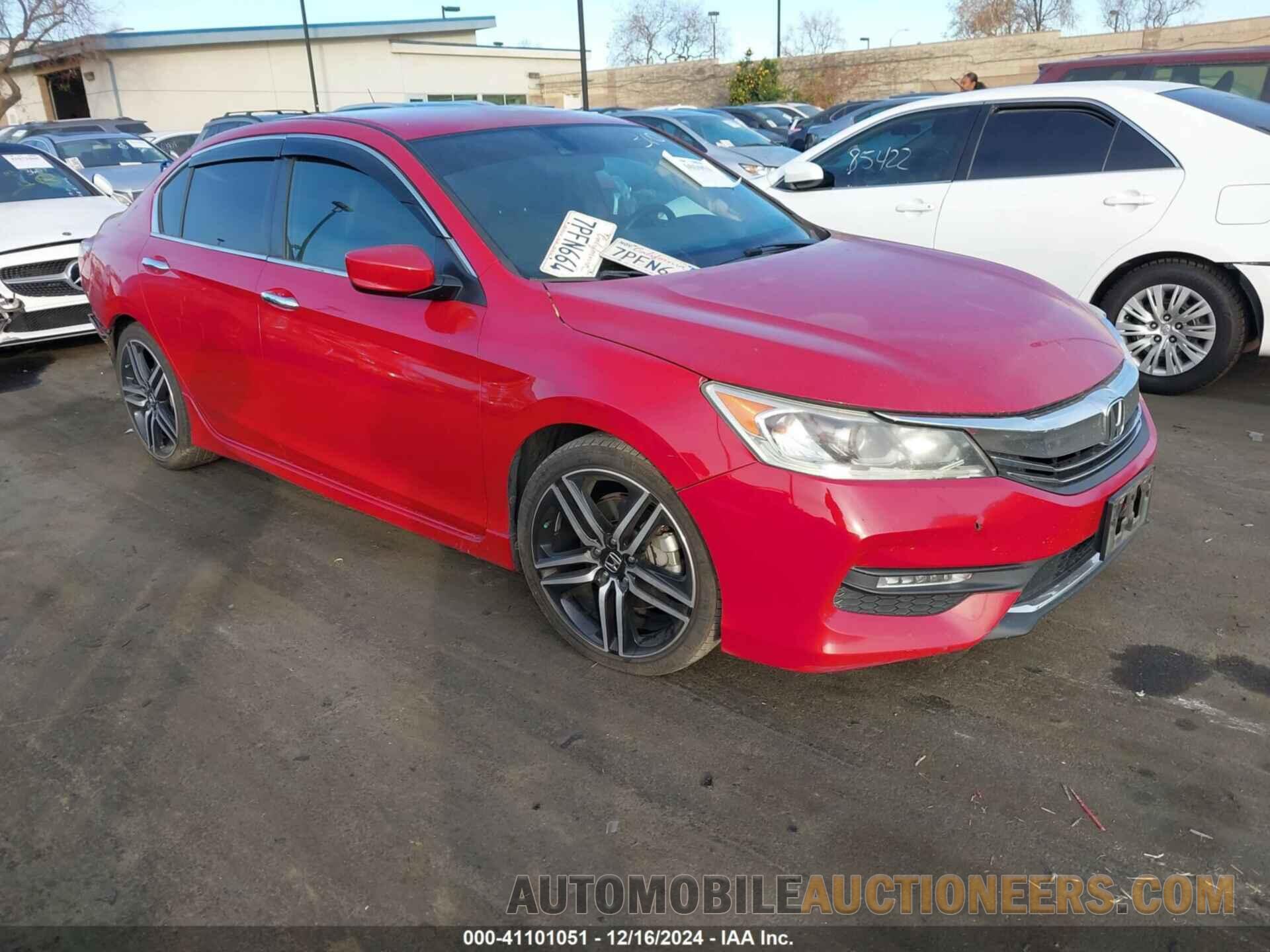 1HGCR2F67GA036249 HONDA ACCORD 2016