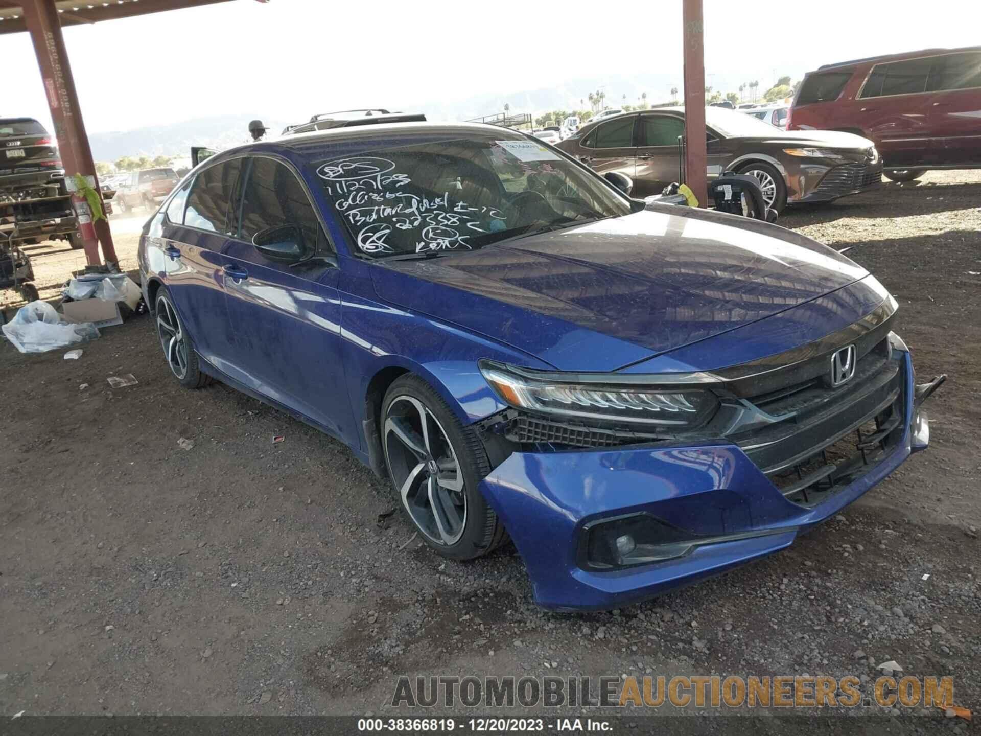 1HGCV1F30MA078835 HONDA ACCORD 2021