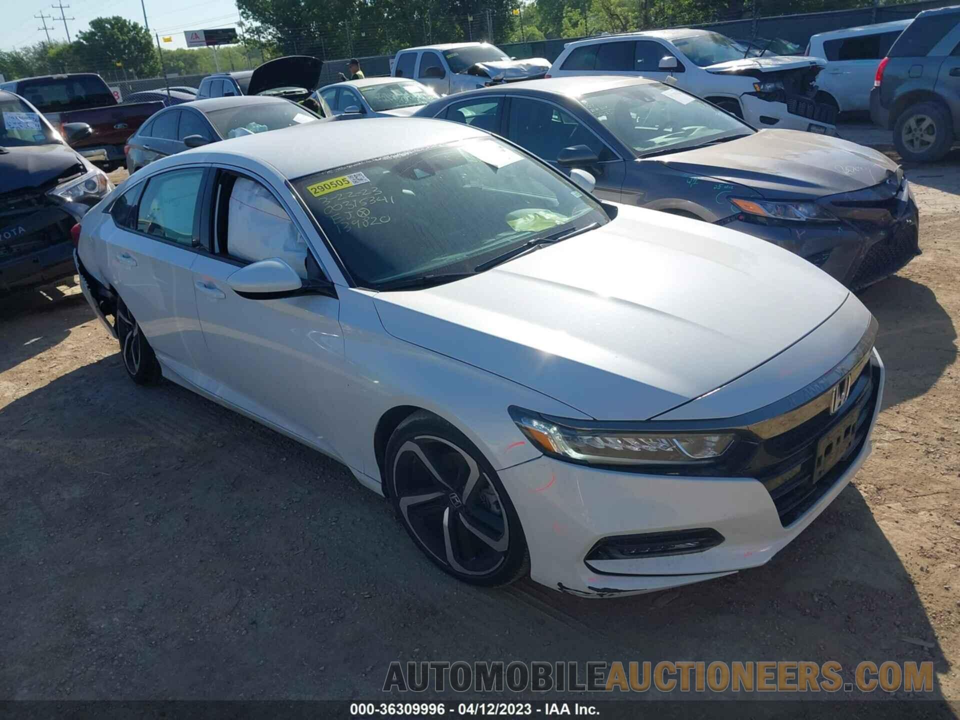 1HGCV1F31KA139820 HONDA ACCORD SEDAN 2019