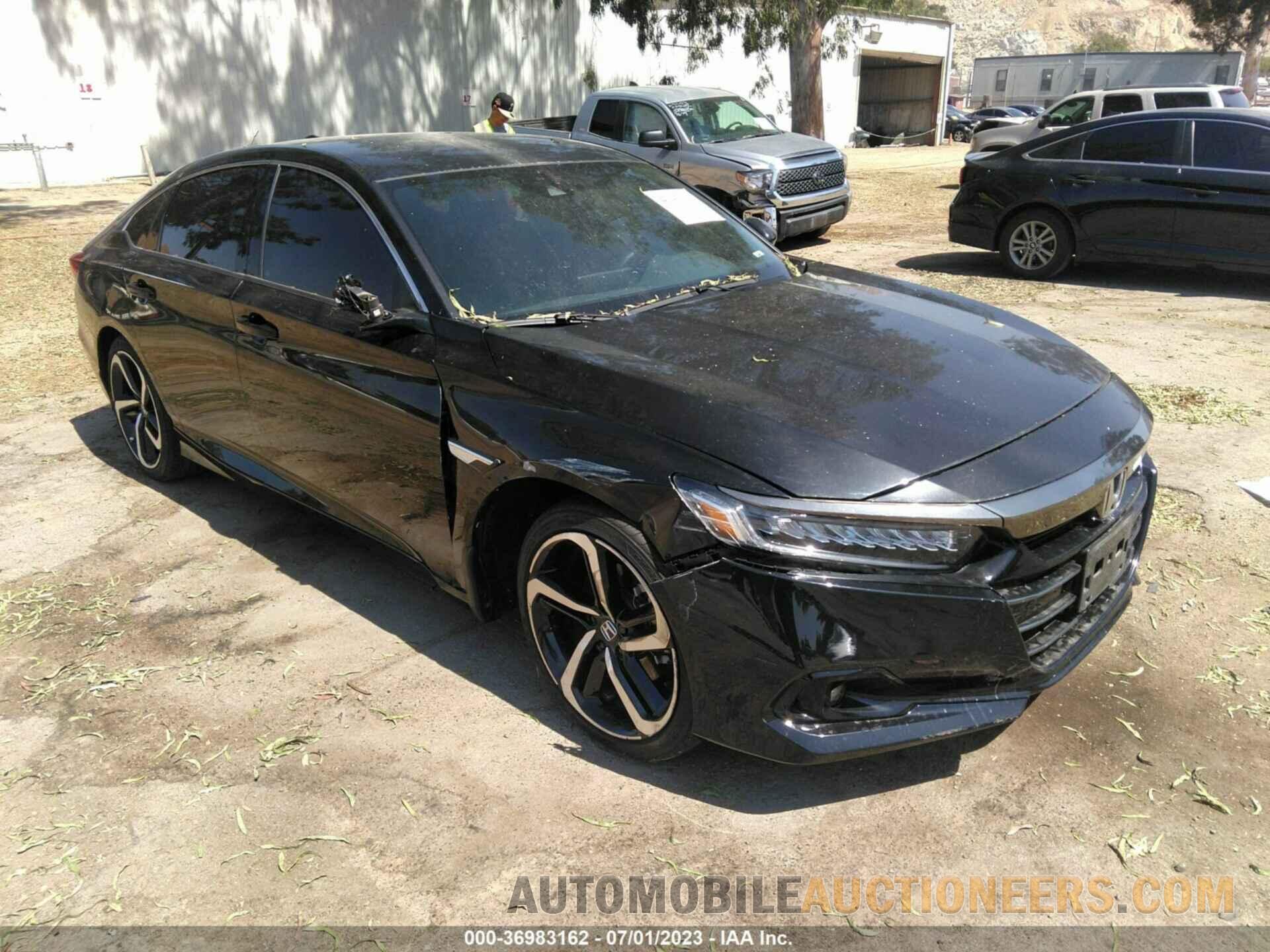 1HGCV1F31NA016586 HONDA ACCORD SEDAN 2022