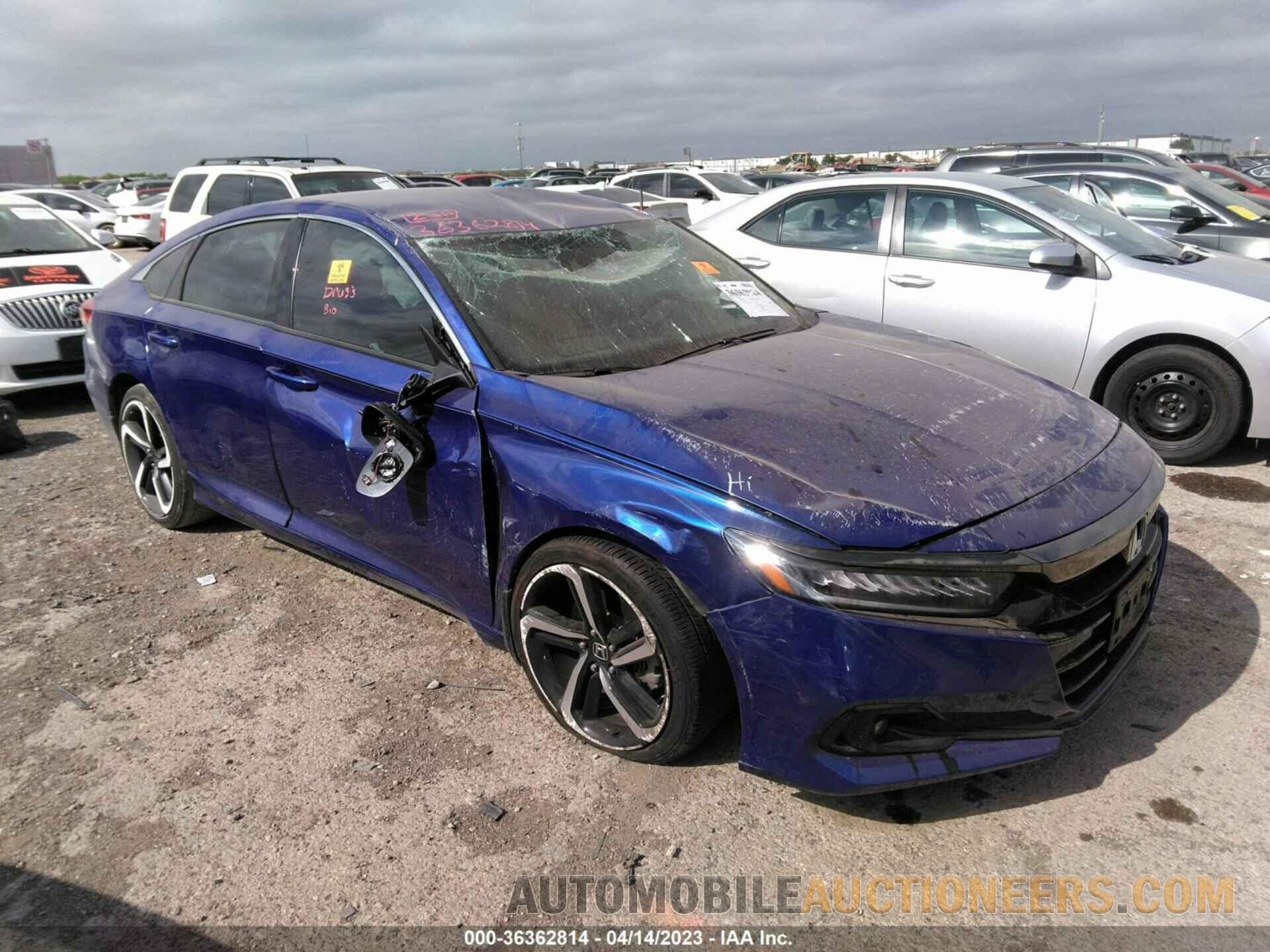 1HGCV1F34MA006729 HONDA ACCORD SEDAN 2021