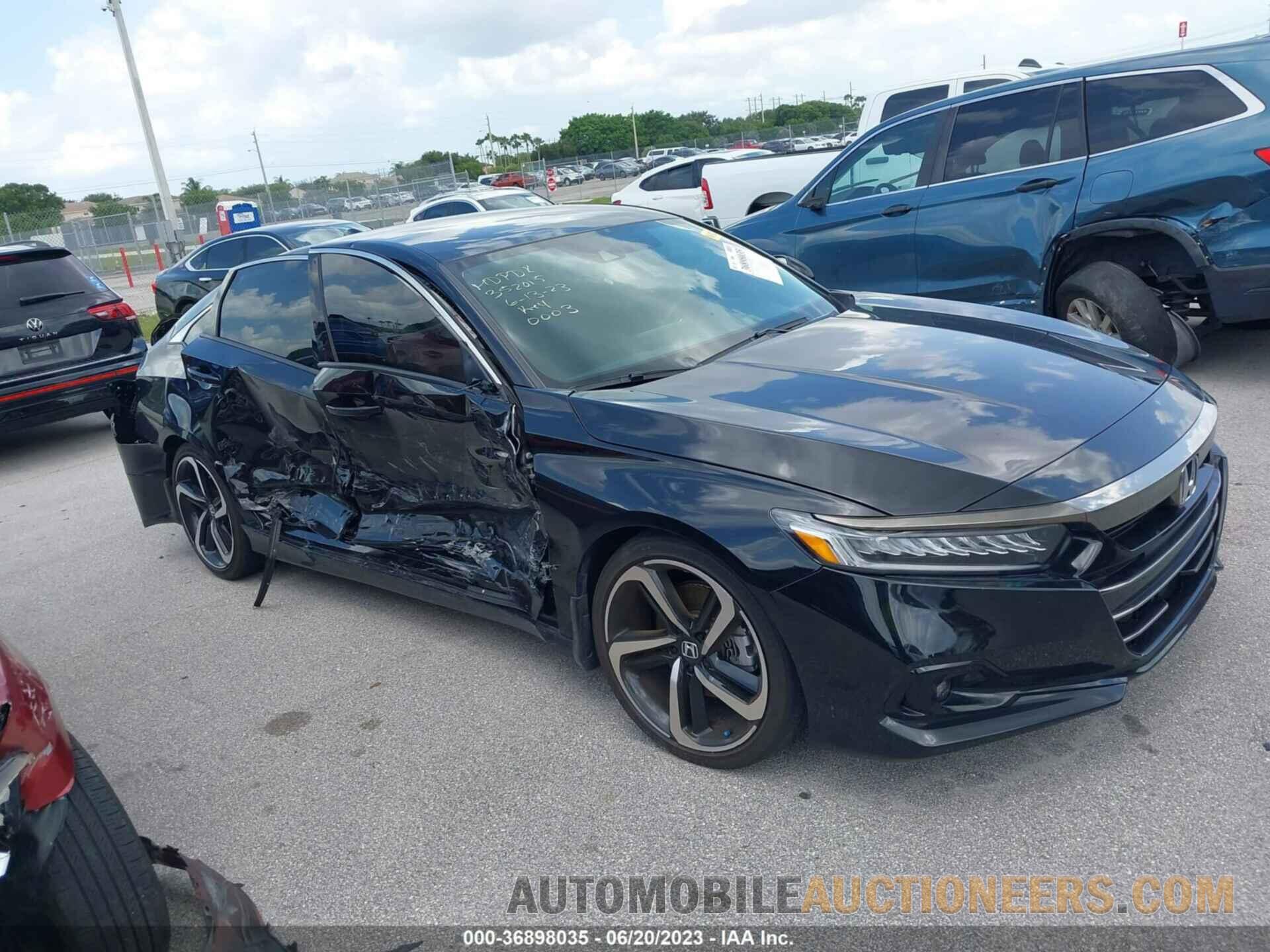 1HGCV1F34MA090003 HONDA ACCORD SEDAN 2021