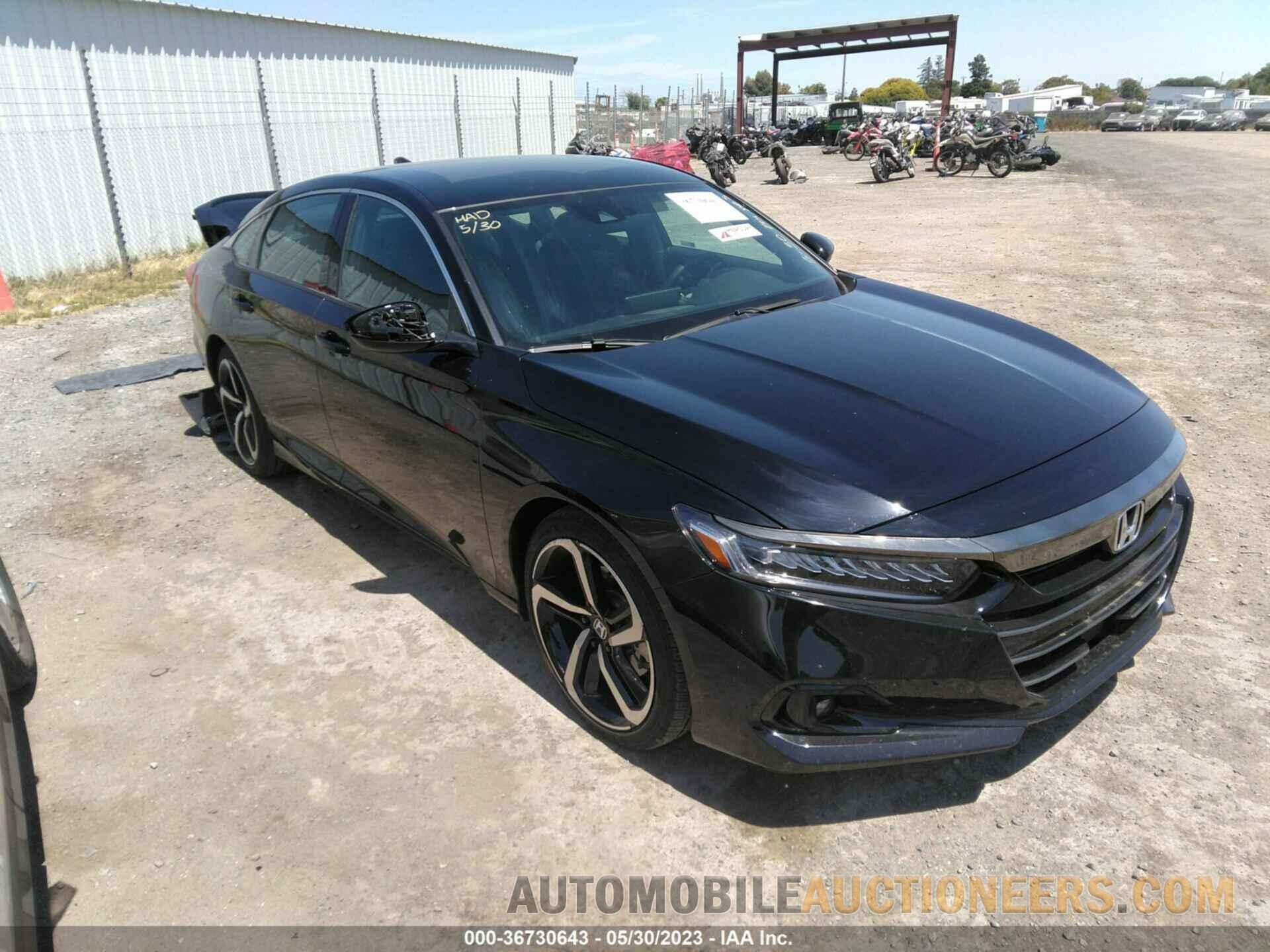 1HGCV1F34NA095249 HONDA ACCORD SEDAN 2022