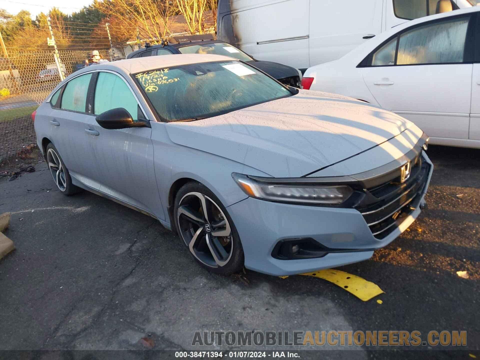 1HGCV1F35MA076031 HONDA ACCORD 2021