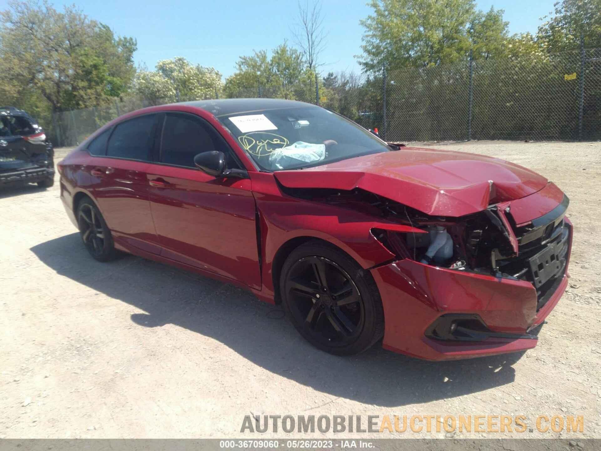 1HGCV1F36MA077916 HONDA ACCORD SEDAN 2021