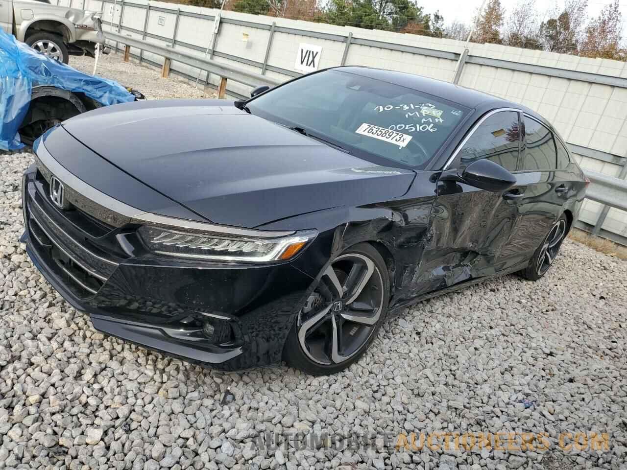 1HGCV1F37MA005106 HONDA ACCORD 2021