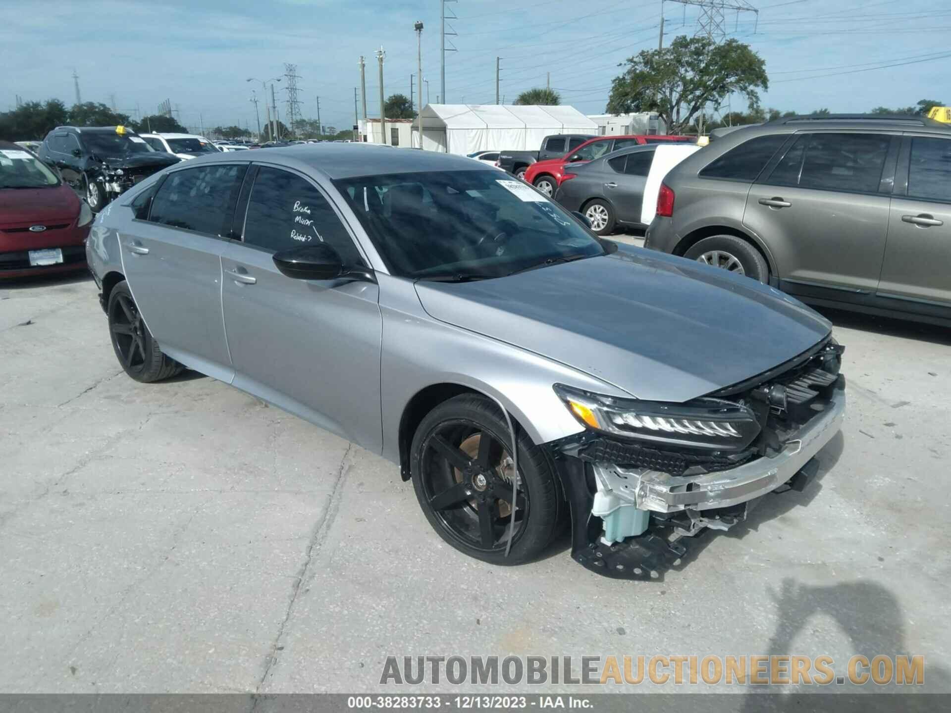 1HGCV1F37MA015764 HONDA ACCORD SEDAN 2021