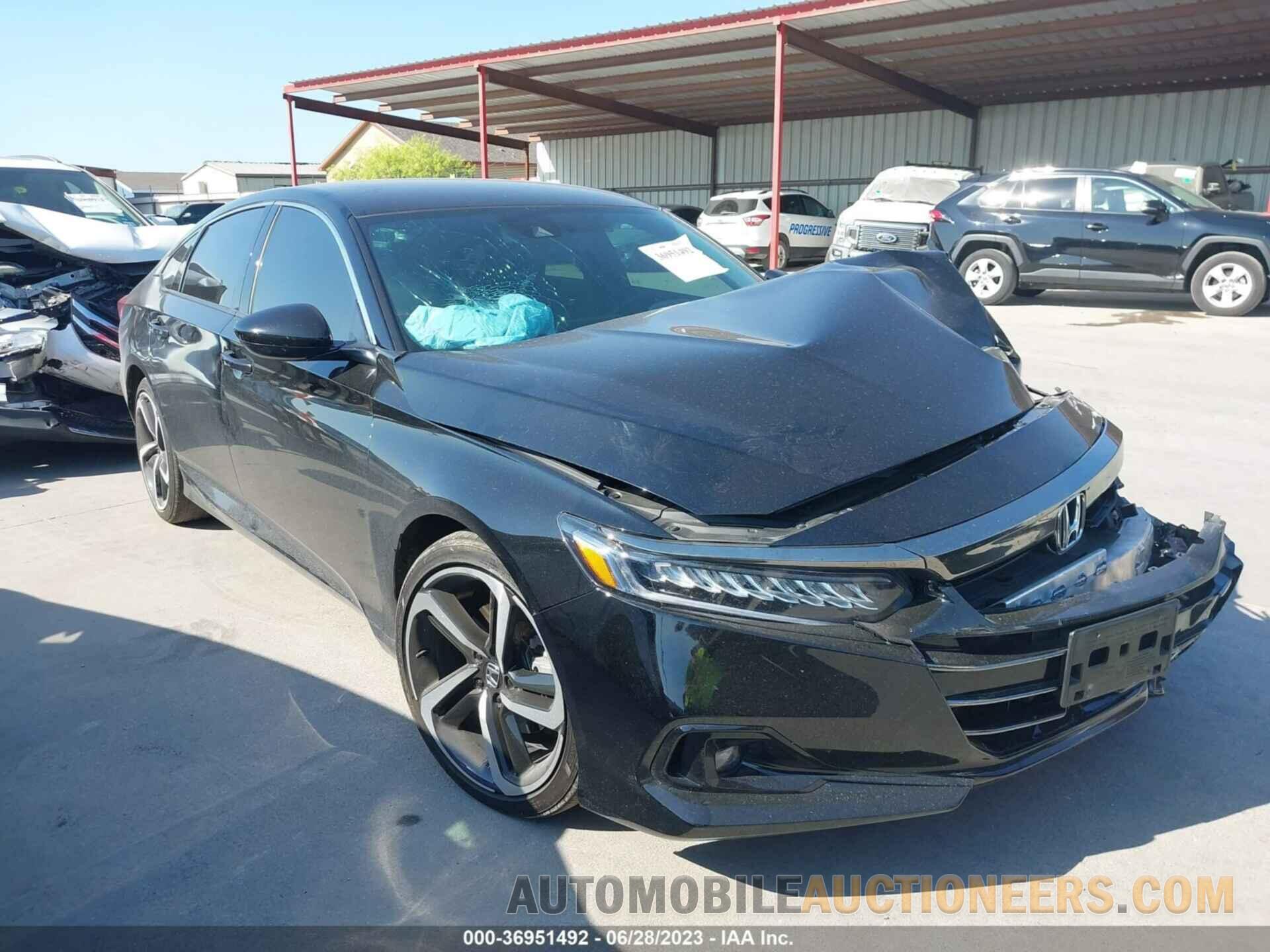 1HGCV1F38NA021848 HONDA ACCORD SEDAN 2022