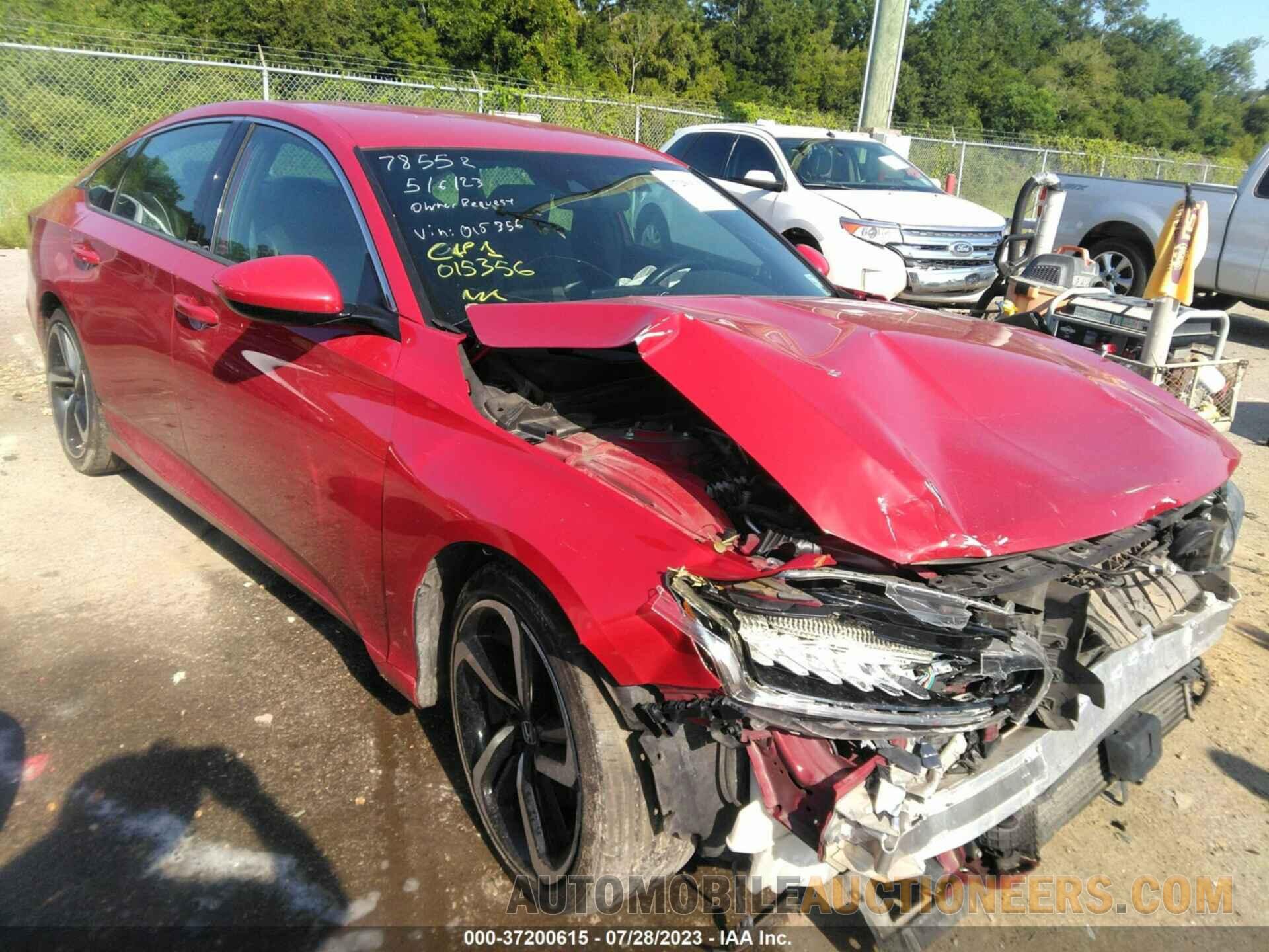 1HGCV1F39JA015356 HONDA ACCORD SEDAN 2018