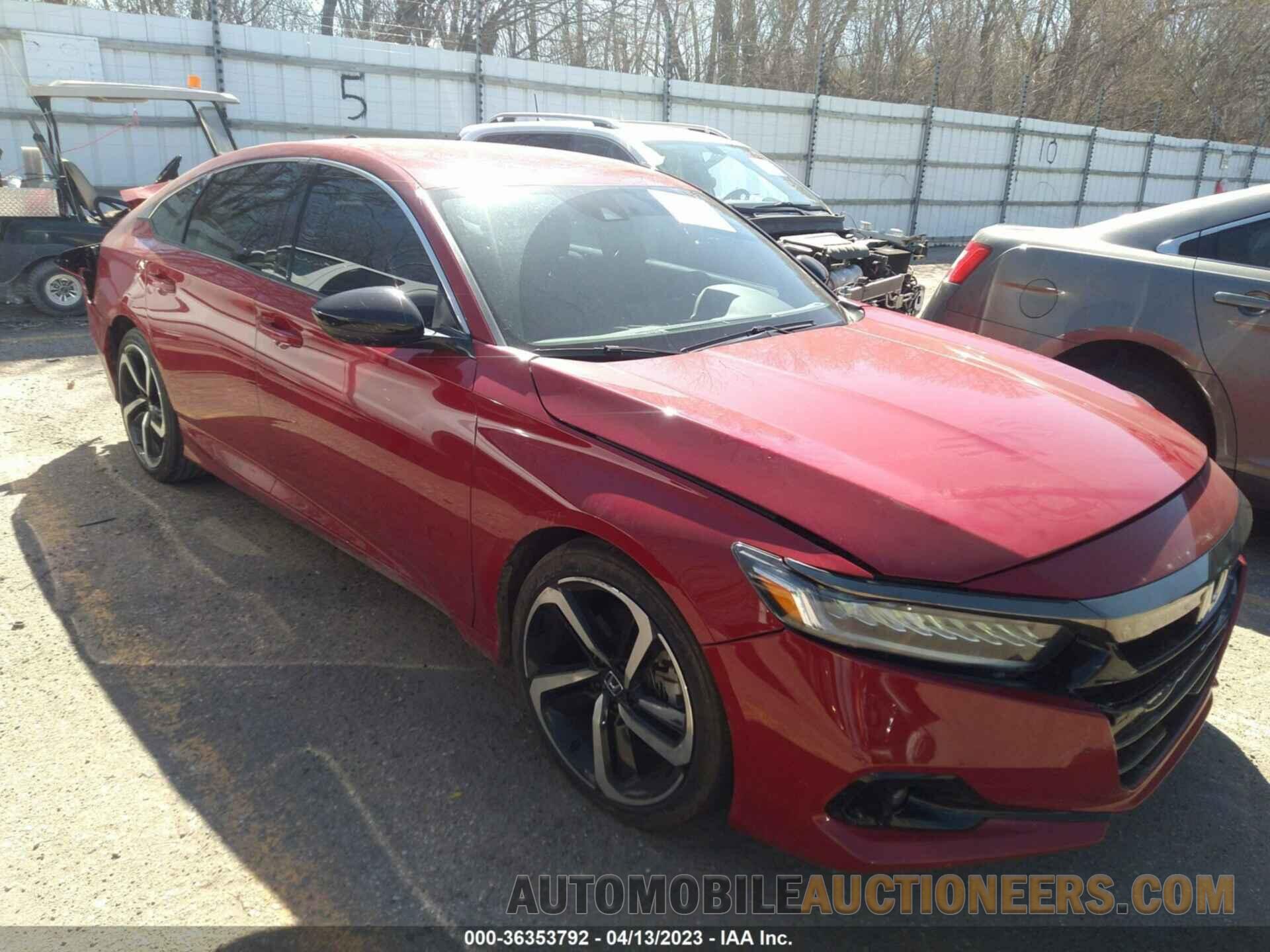 1HGCV1F39MA077103 HONDA ACCORD SEDAN 2021