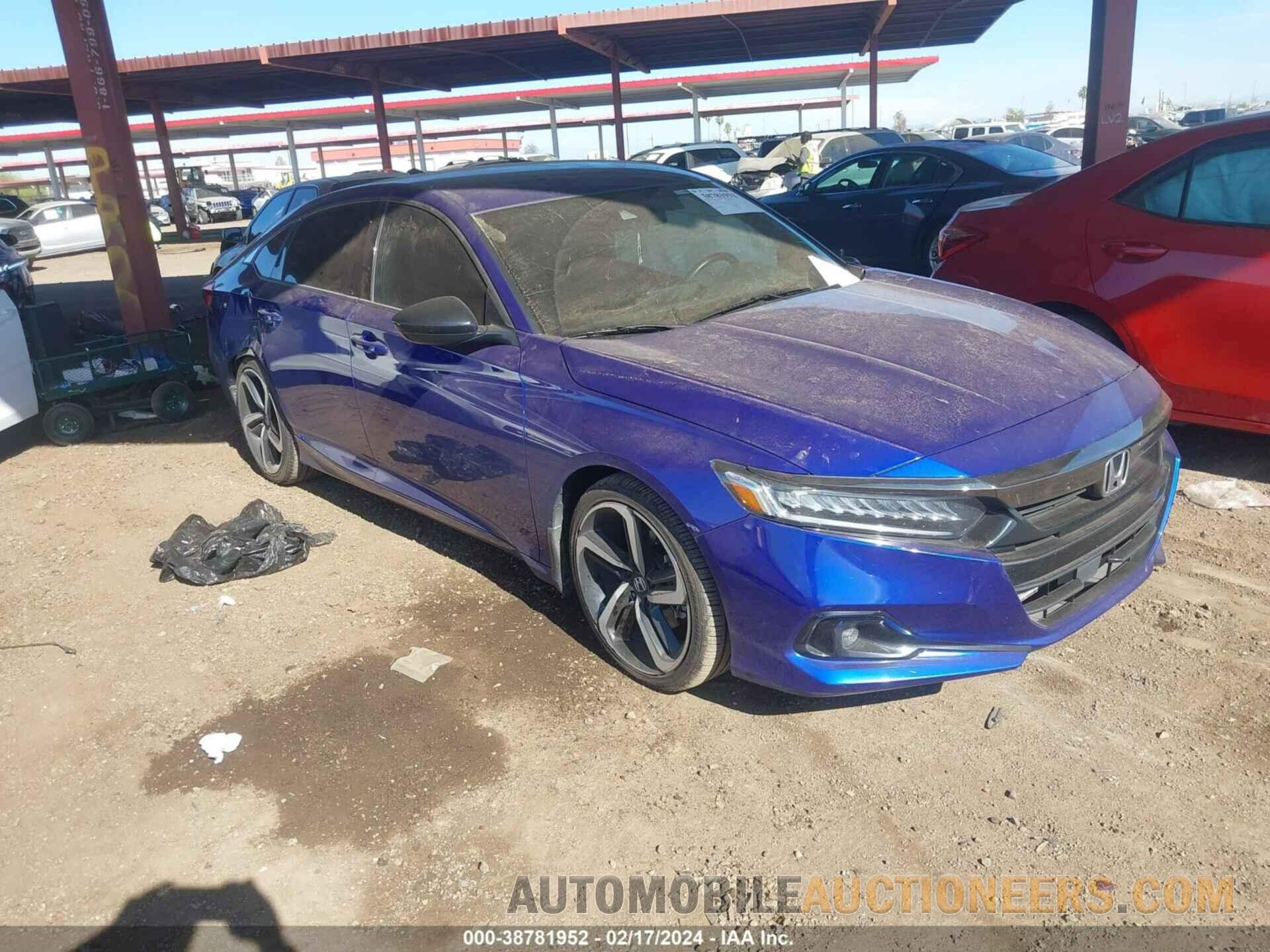 1HGCV1F3XMA101103 HONDA ACCORD 2021